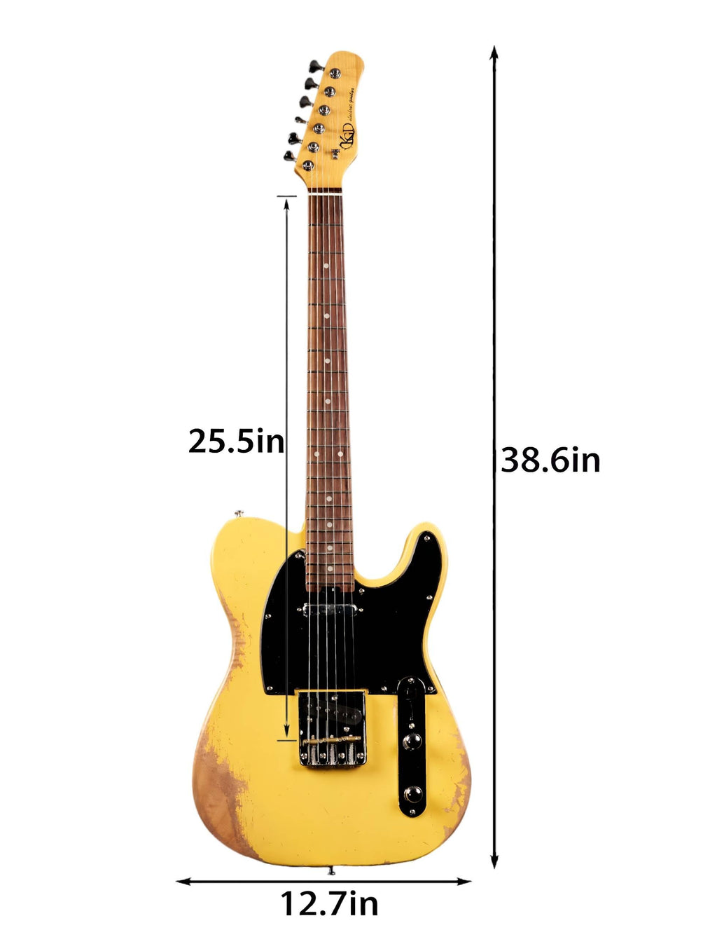 KGD Relic electric guitar mahogany body carbonized maple neck rosewood fretboard 6-string solidbody electric guitar S-S pickupsbrass barrel saddle bridge (Grass Green)