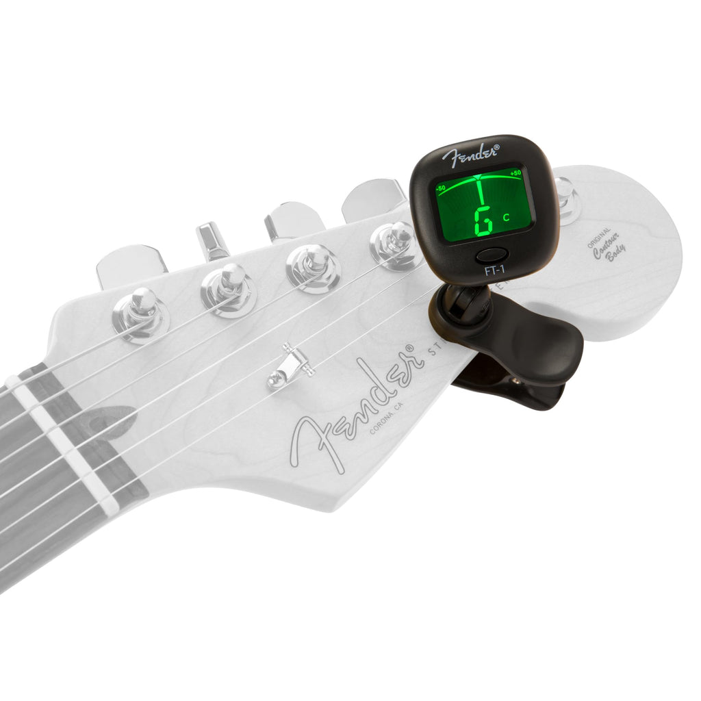 Fender FCT-2 Professional Multi-Instrument Clip-On Tuner for Guitar, Bass, Ukulele, and Violin