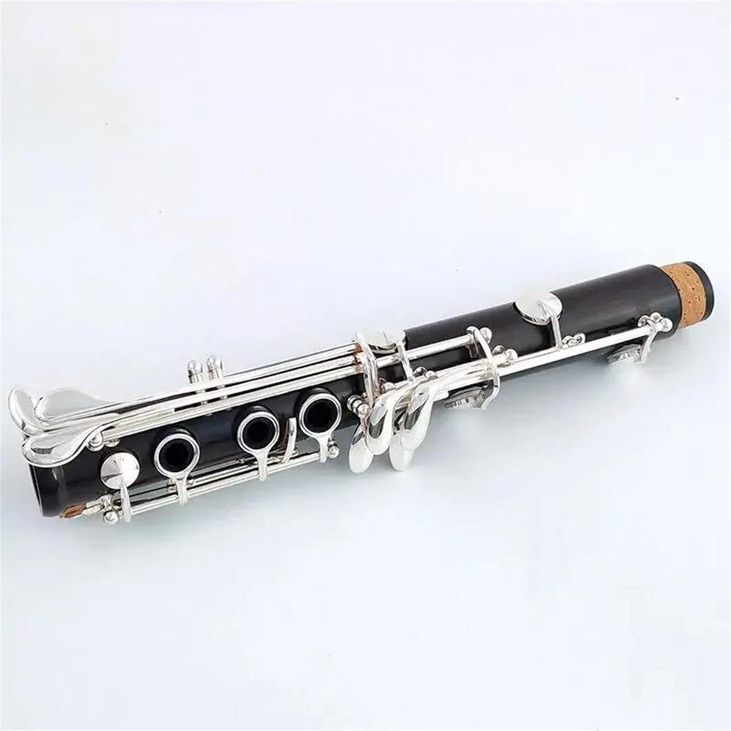 Clarinet Musical Instruments Ebony Clarinet A 17 Key Silver Plated Copper Clarinet(A)