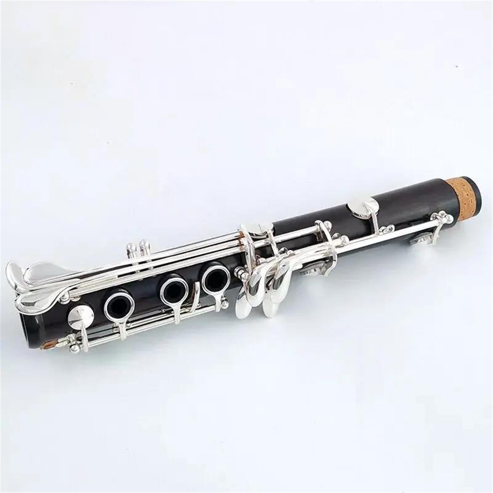 Clarinet Musical Instruments Ebony Clarinet A 17 Key Silver Plated Copper Clarinet(A)