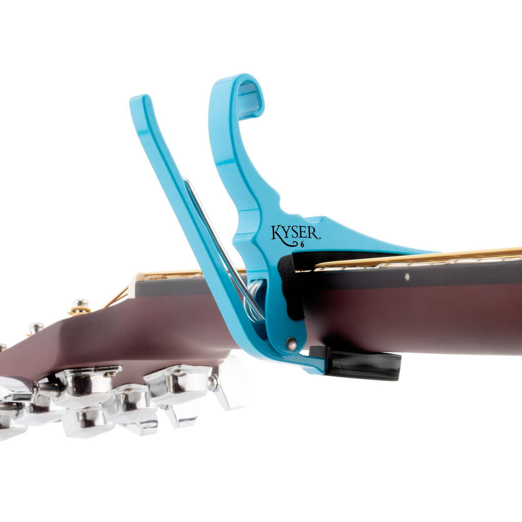 Kyser Quick-Change Guitar Capo for 6-string acoustic guitars, Black, KG6BA