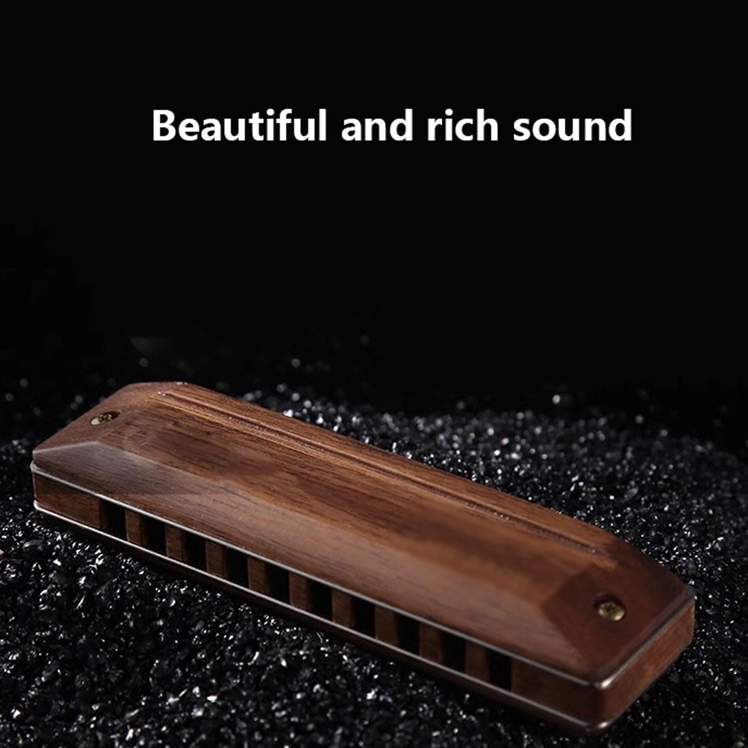 harmonicas for adults instruments for kids chromatic harmonica Diatonic 10-Hole 20-Tone Walnut Harmonica, Suitable for Students, Adults and Beginners /290