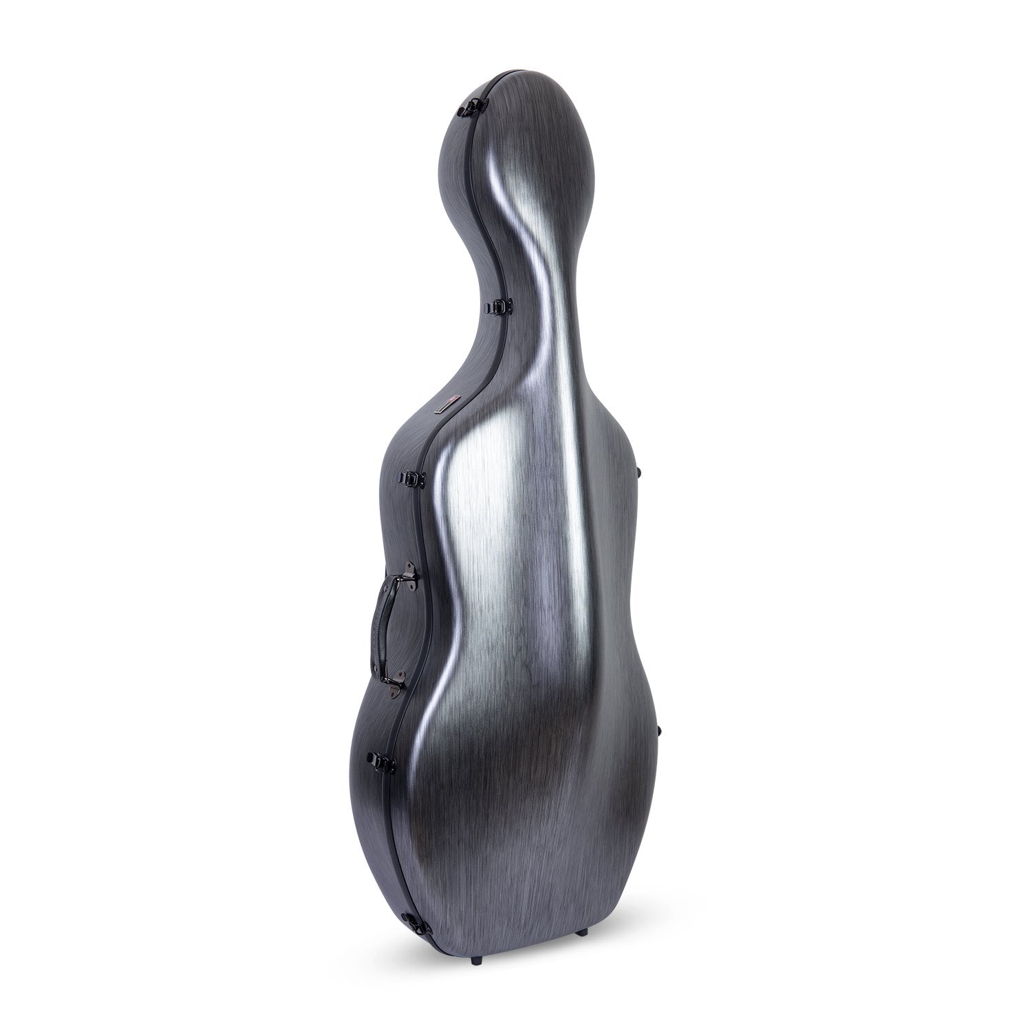 Crossrock Poly Carbon Composite Cello Case, for 3/4 Size Cello with backpack and wheels in Blue(CRF1000CETBLHT)