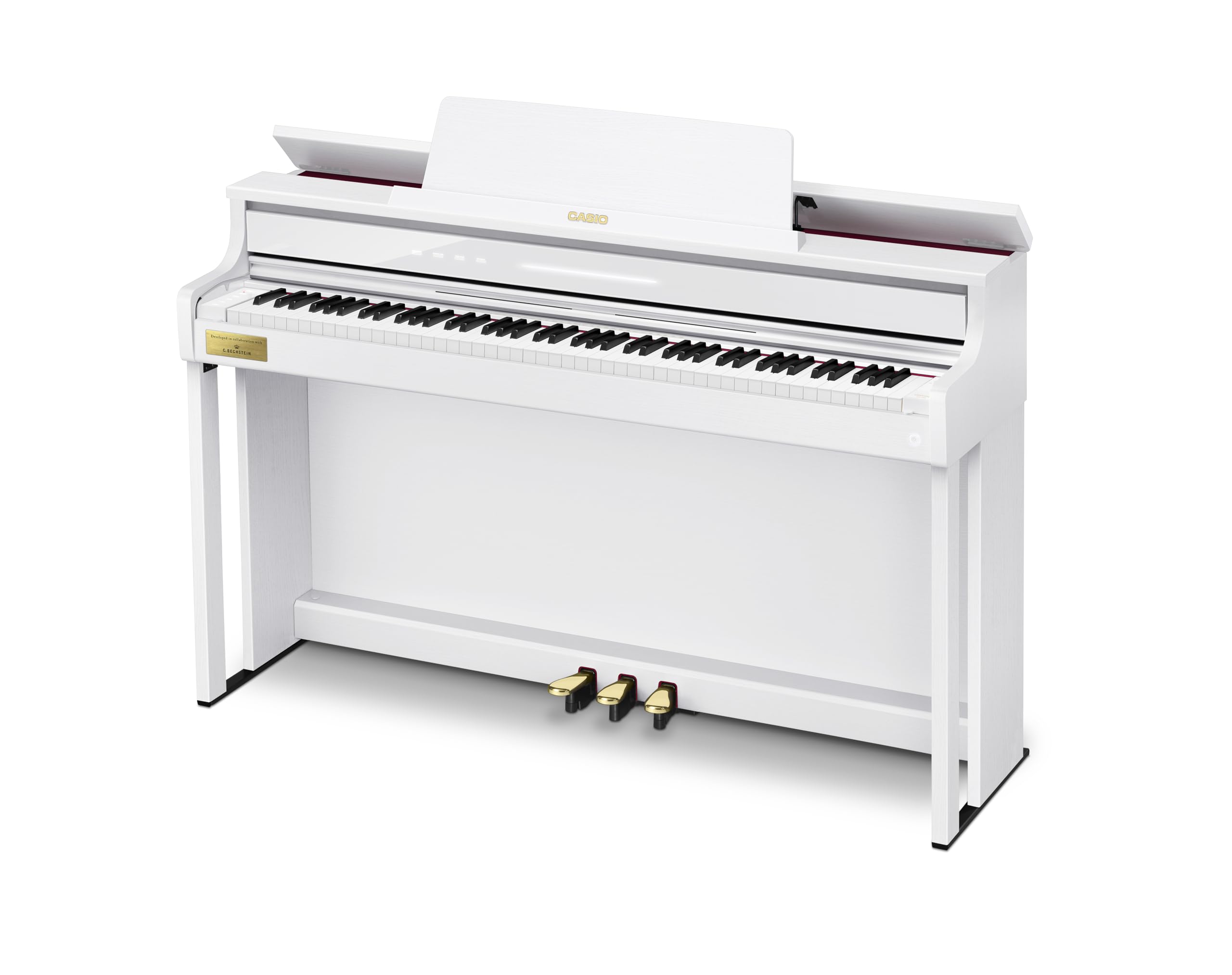 Casio Celviano AP-750 – 88-Key Digital Console Piano | Smart Hybrid Hammer Action Keyboard CELVIANO Edition | 39 Built In Tones | Black