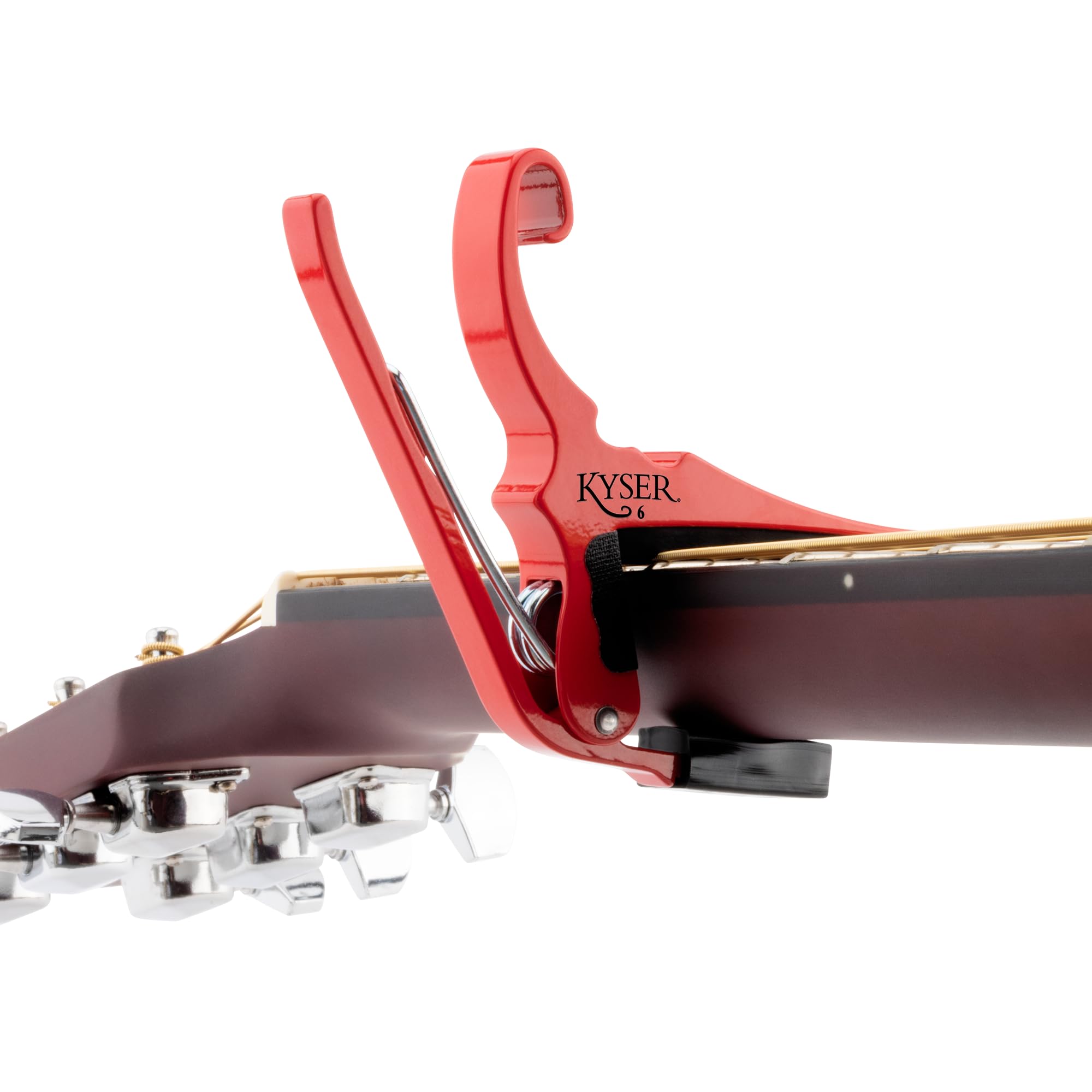 Kyser Quick-Change Guitar Capo for 6-string acoustic guitars, Black, KG6BA
