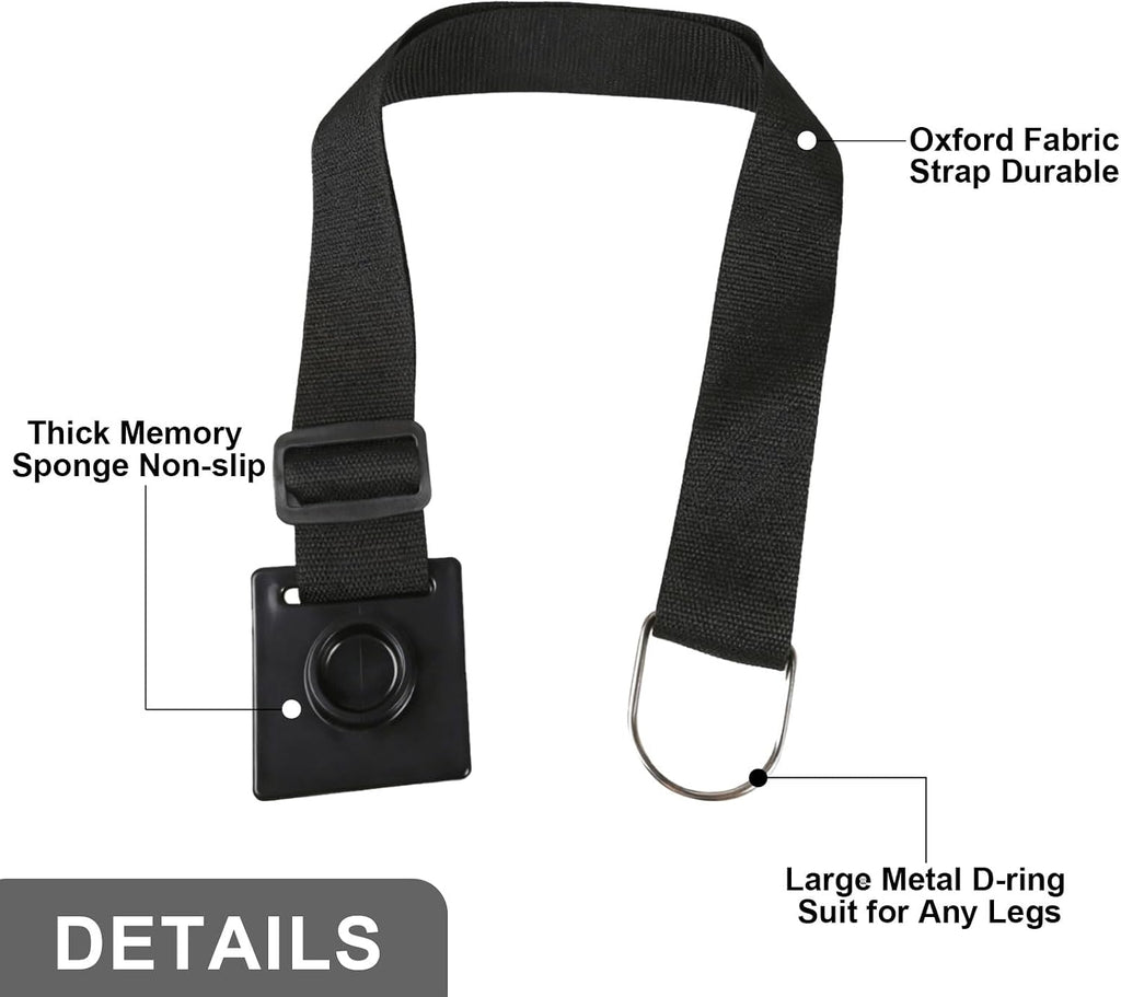 Rock Stop for Cello, Cello Endpin Anchor Non-slip Stopper Rest Holder Stand Antiskid Device Adjustable Strap with Thick Foam Pad, Great for Cellist Practice Performance