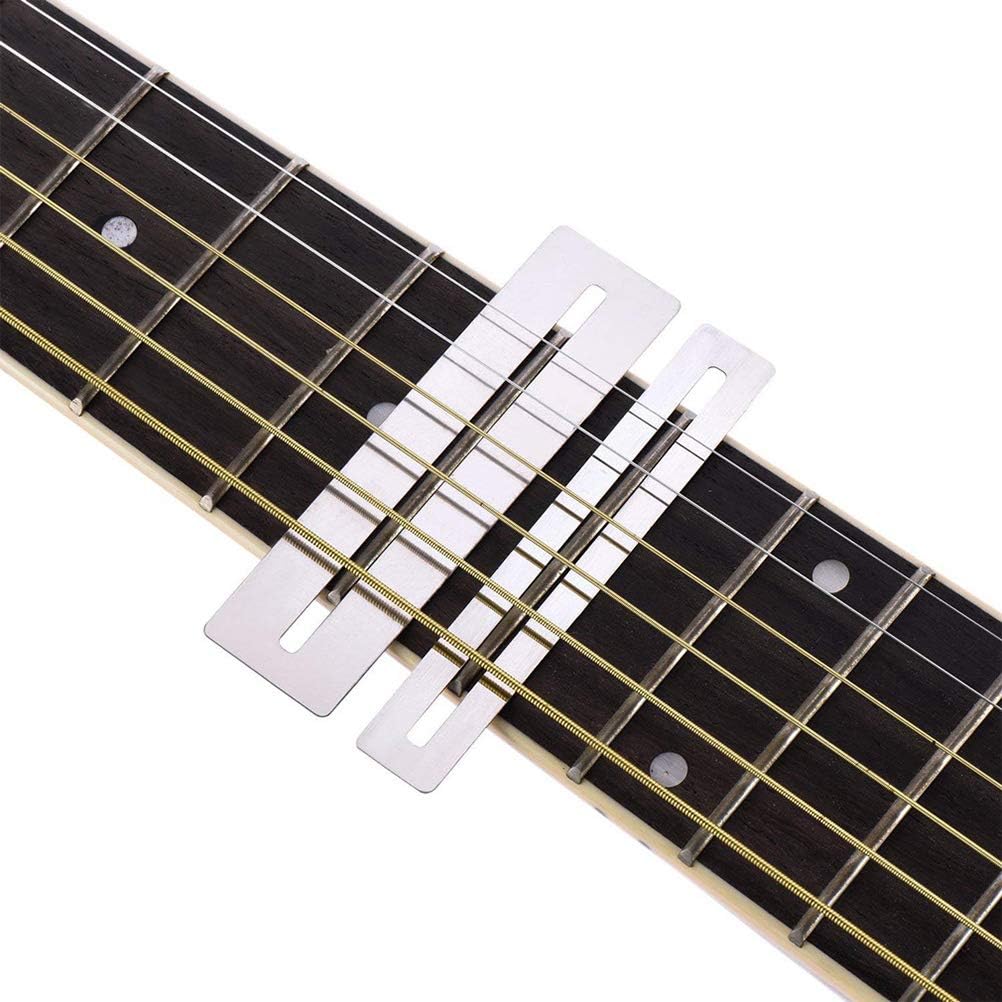 Guitar Repairing Tool Kit with Wire Plier, String Organizer, Fingerboard Protector, Hex Wrenches, Files, String Action Ruler, Spanner Wrench, Bridge Pins for Guitar Ukulele Bass Mandol