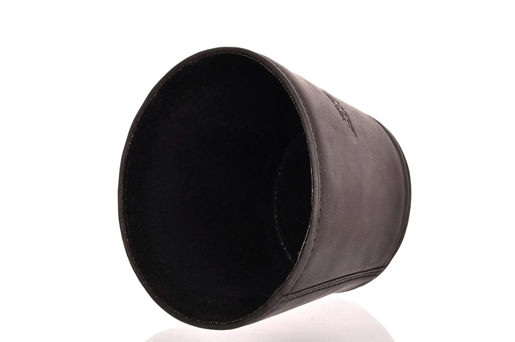Trombone magnetic mute, lightweight leather mute for jazz and classical trombone players by MG Leather Work (Black)