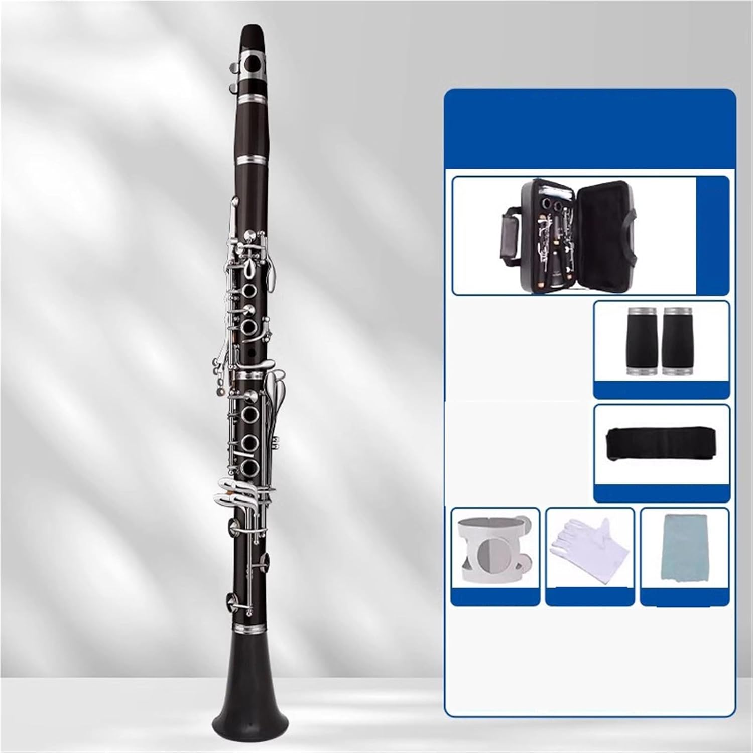 Ebony Clarinet Downgraded To B Key Suitable For Adult Beginner Level Exam Bands Clarinet Set