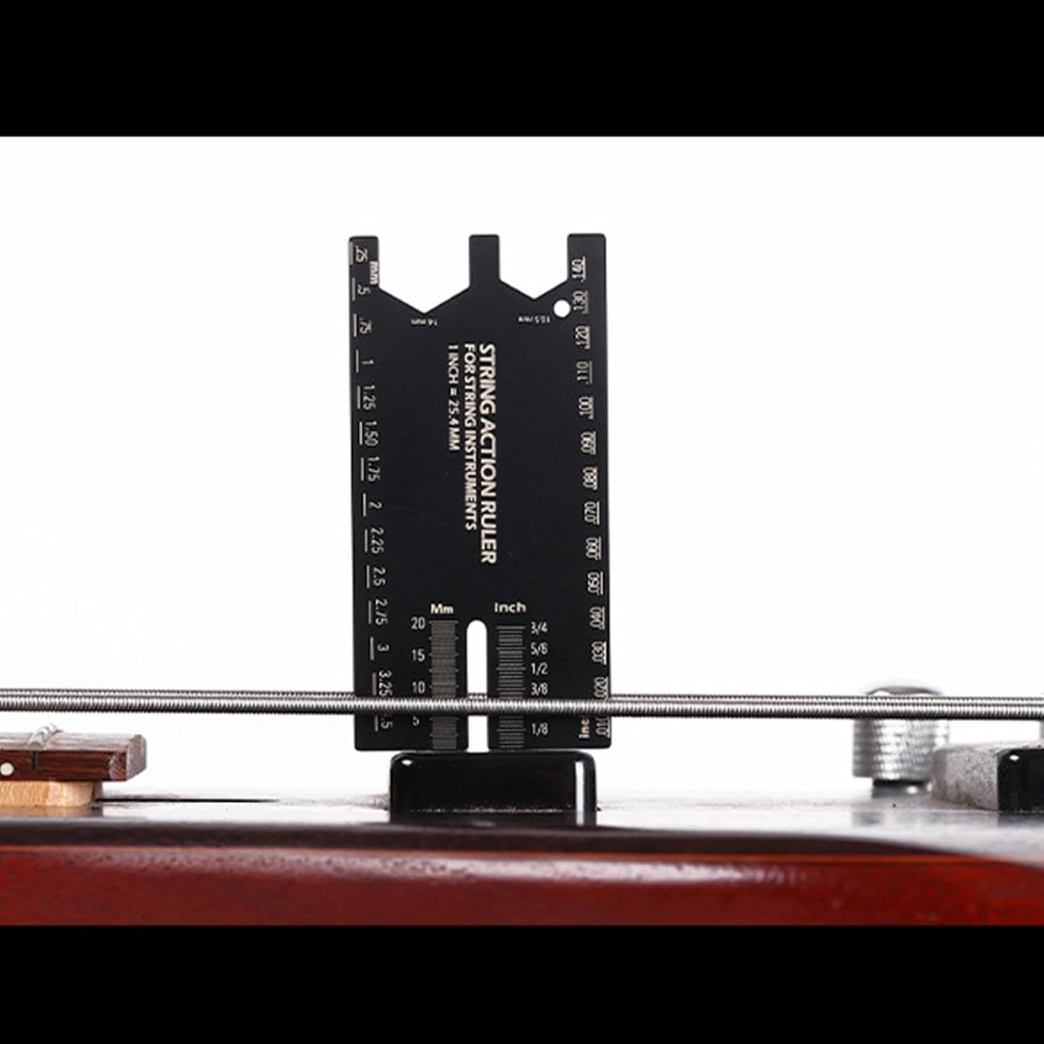String Action Ruler Precision Setup Tools | Fretboard Radius Gauge Luthier Tools for Performance Measurement Maintenance Repair Player Beginners
