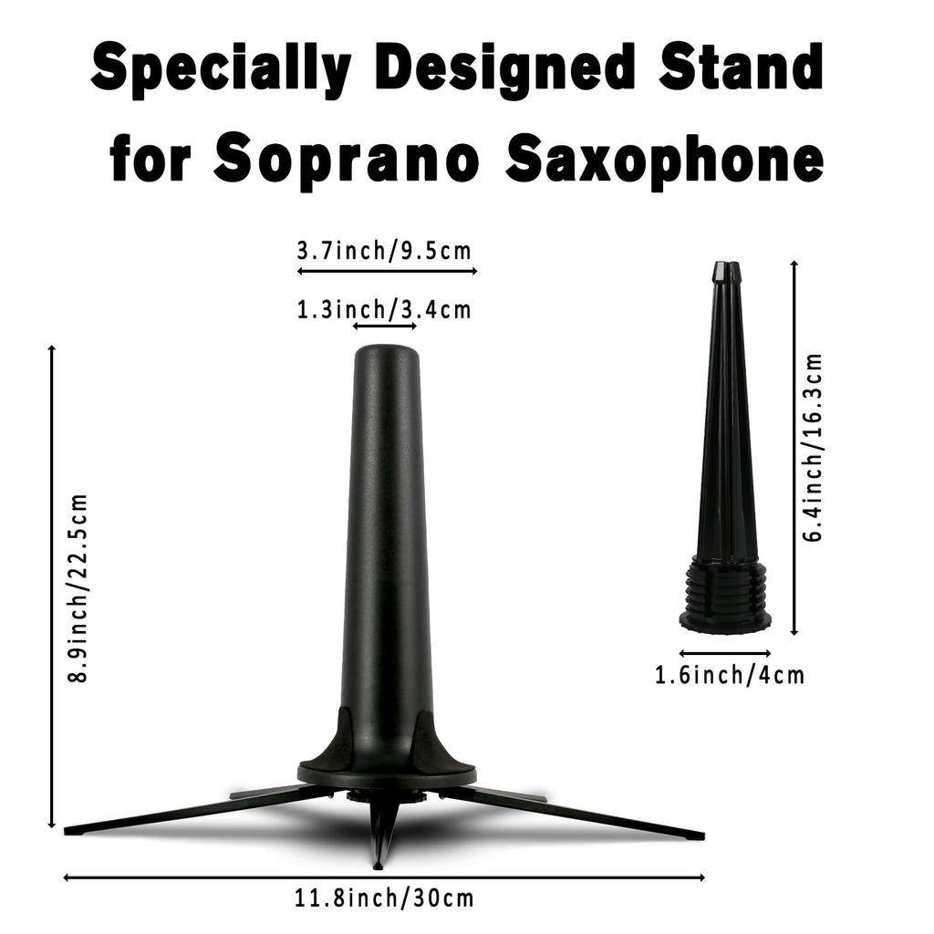 EASTROCK Alto&Tenor Saxophone Wall Stand Saxophone Wall Mount Saxophone Holder Rack (Saxophone Wall Stand), Black