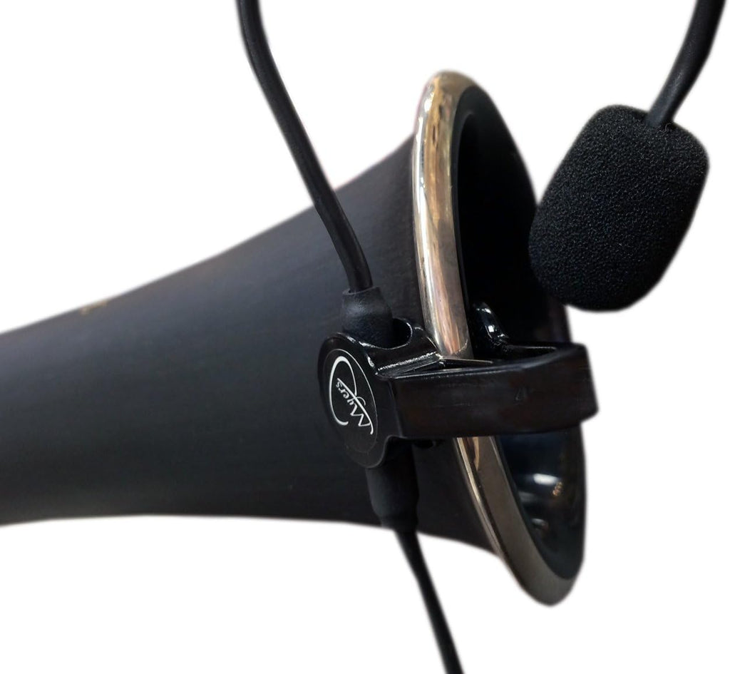 The Feather Cello Pickup with Flexible Micro-Gooseneck by Myers Pickups