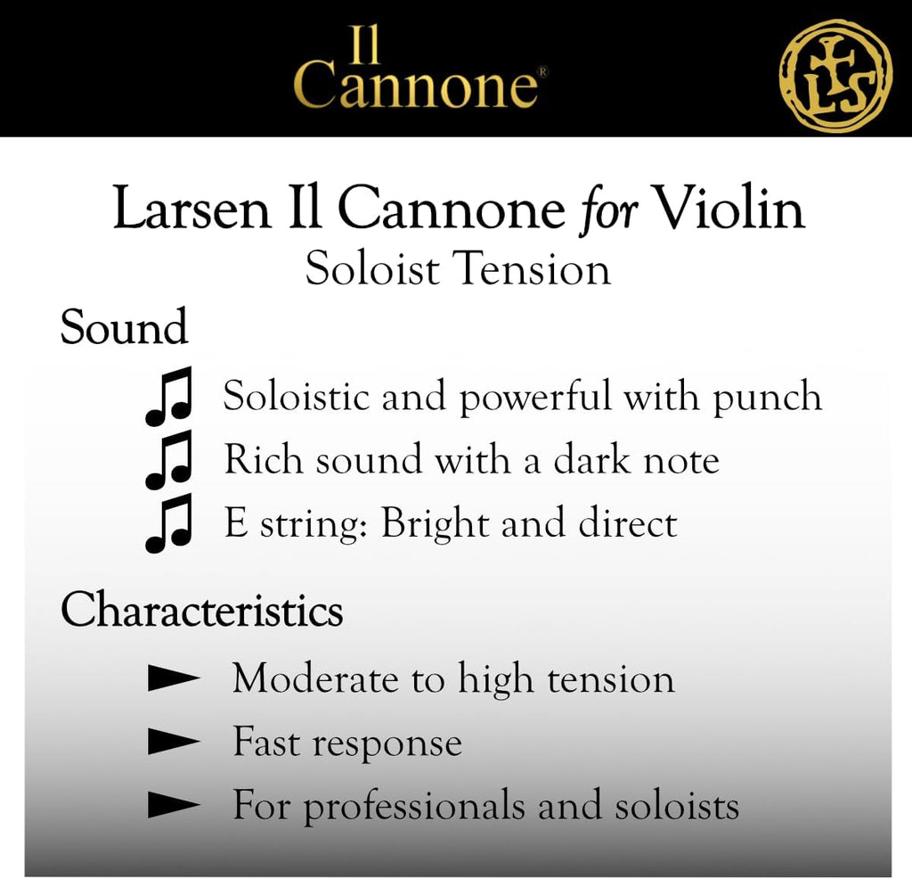 LARSEN Violin Strings (LV-IC-Set-Solo-B)