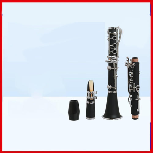 Bb Clarinet Ebony Double Reed Tube For Exams/Bands Clarinet Set