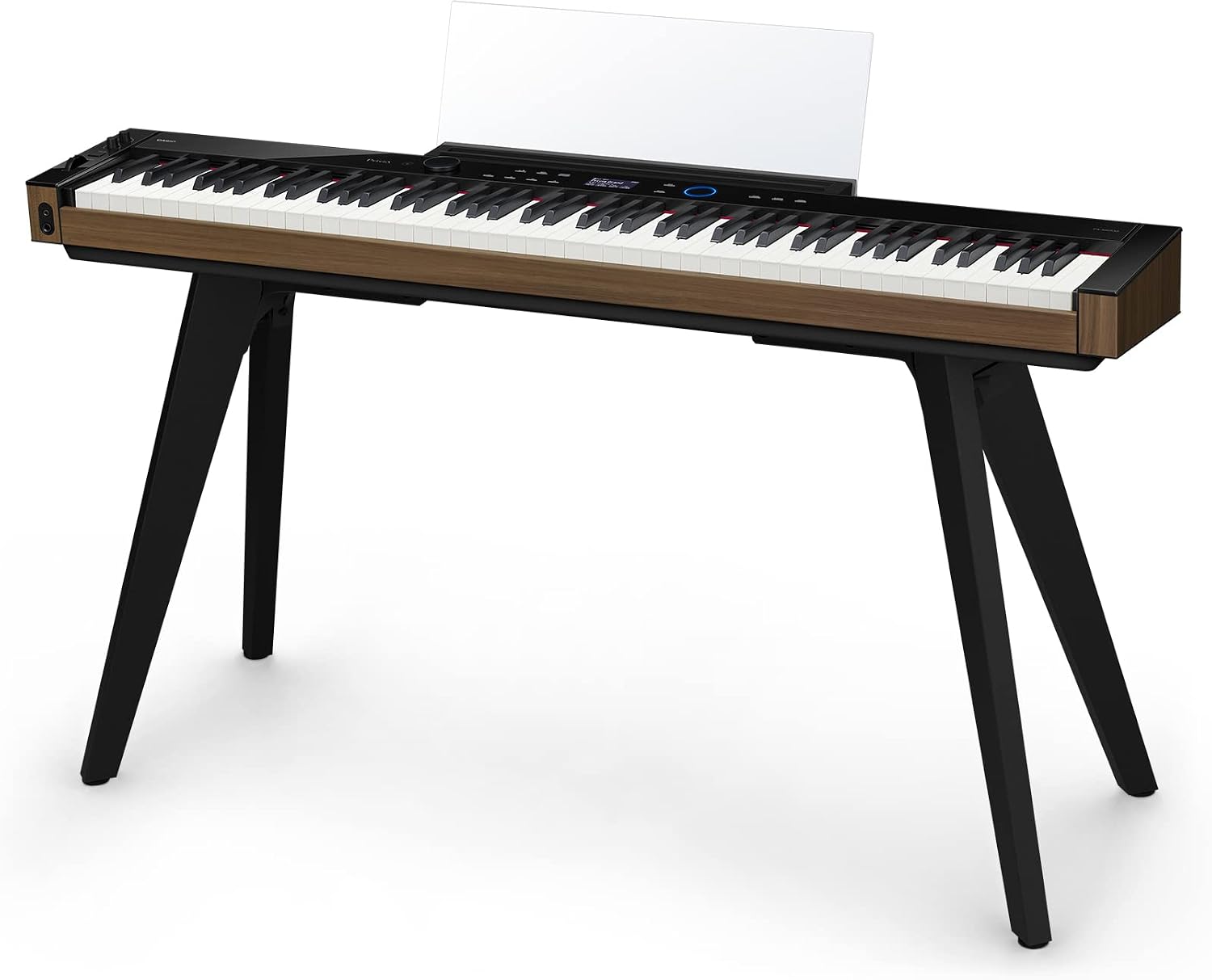 Casio Privia PX-S6000 Digital Piano - Black Bundle with CS-90P Stand, SP-34 Pedal, Bench, Headphones, Piano Book, Online Piano Lessons, Instructional DVD, and Austin Bazaar Polishing Cloth