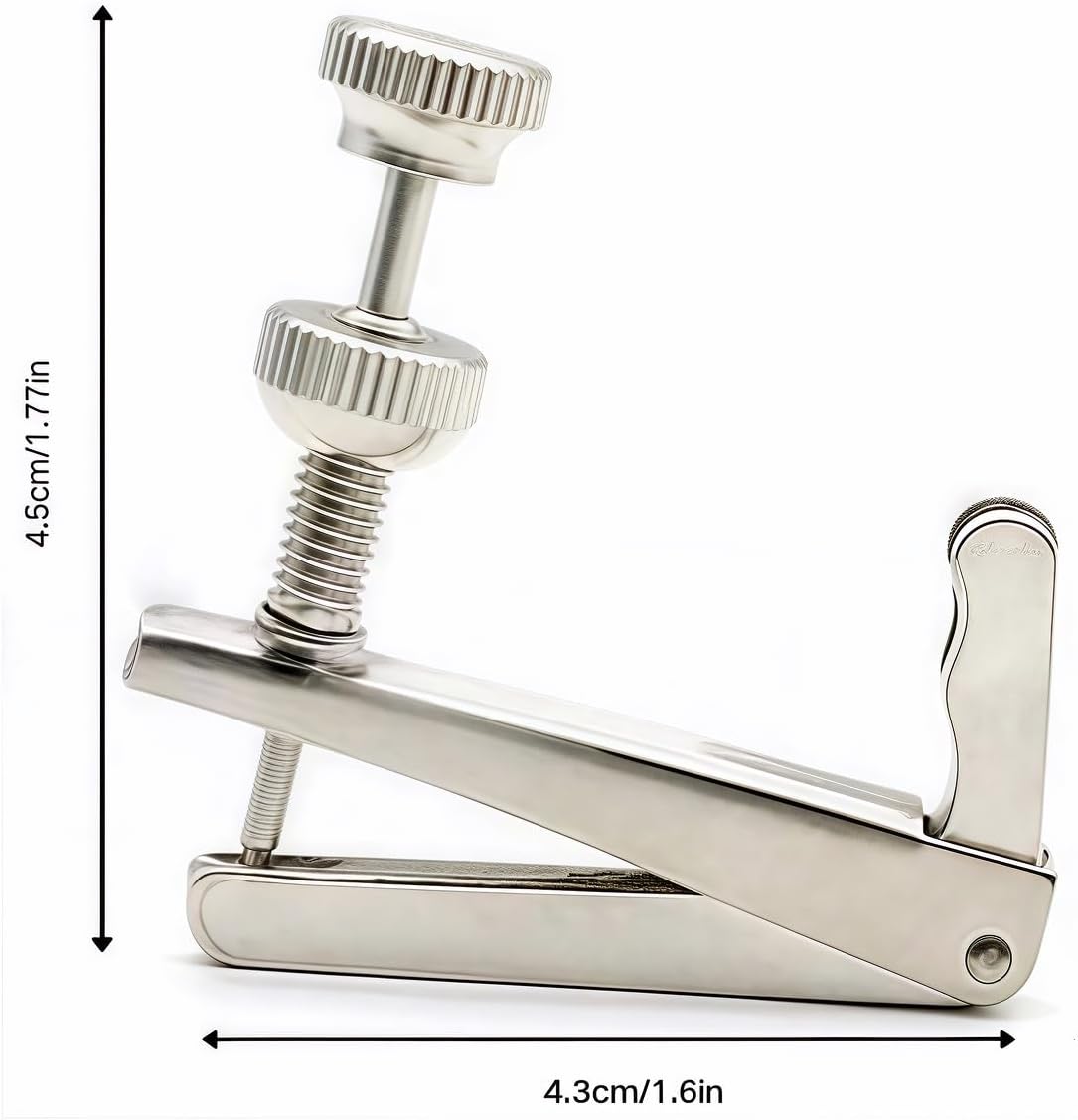 4/4 & 3/4 Cello Fine Tuners Set of 4 – Heavy Duty Zinc Alloy Micro-Adjustment Tuners for Cello, Precise Replacement Tailpiece Tuners with Anti-Slip Knobs, Easy Installation