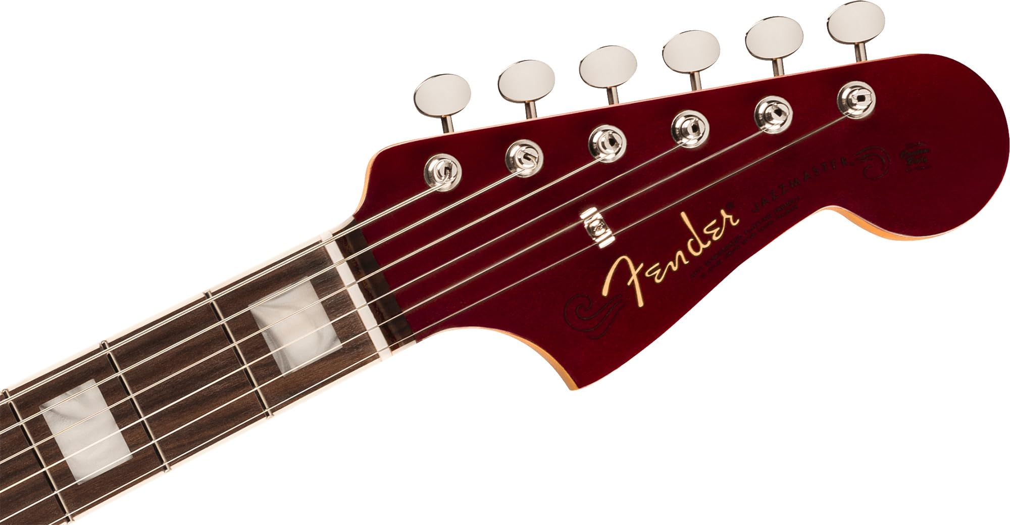 Fender Johnny Marr Jaguar - Olympic White Bundle with Tweed Case, Cable, Strap, and Guitar Cleaning Kit