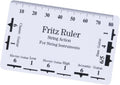 Guitar String Height Ruler String Action Gauge Ruler Guitar Repairing Tool for Guitars, Ukulele, Bass, Banjos, Mandolin Height for Guitars and Bass Setup