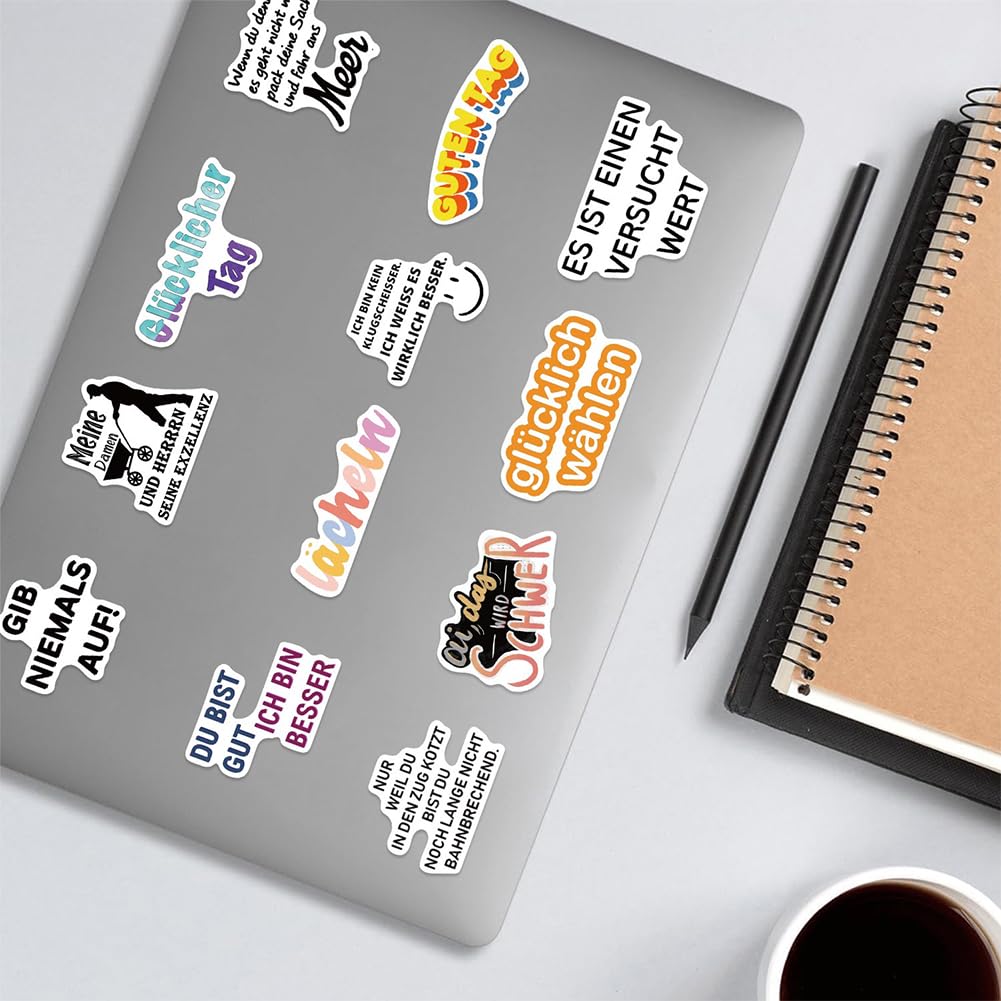 50Pcs Violin Stickers Musical Instrument Waterproof Vinyl Decals | Peel and Stick waterproof sun-proof removable Reusable for Water Bottles Laptop Mobile Phone Skateboard Guitar Decoration