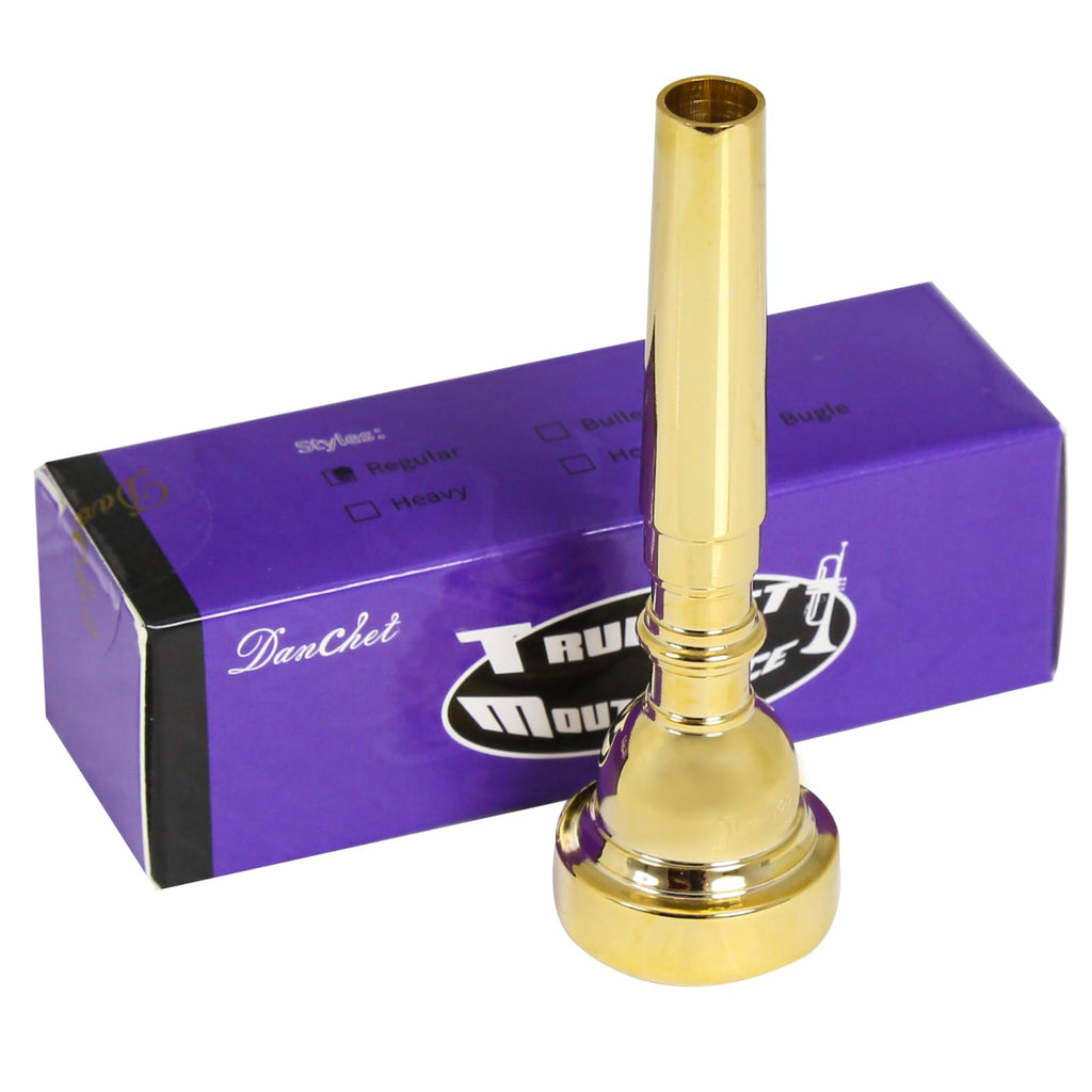 Gold Plated Metal Trumpet Mouthpiece, 5C Gold - For Beginners and Professionals - Musical Instrument Accessories.…