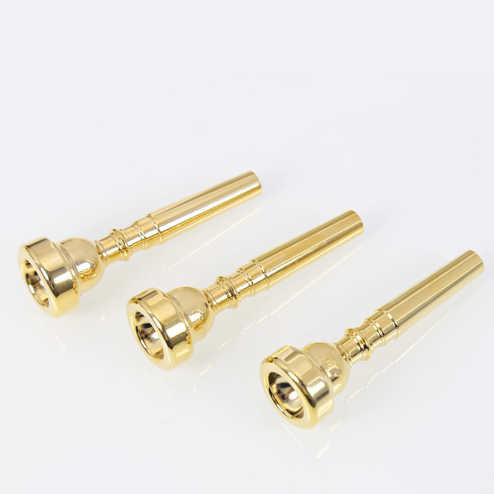 Gold Plated Metal Trumpet Mouthpiece, 5C Gold - For Beginners and Professionals - Musical Instrument Accessories.…