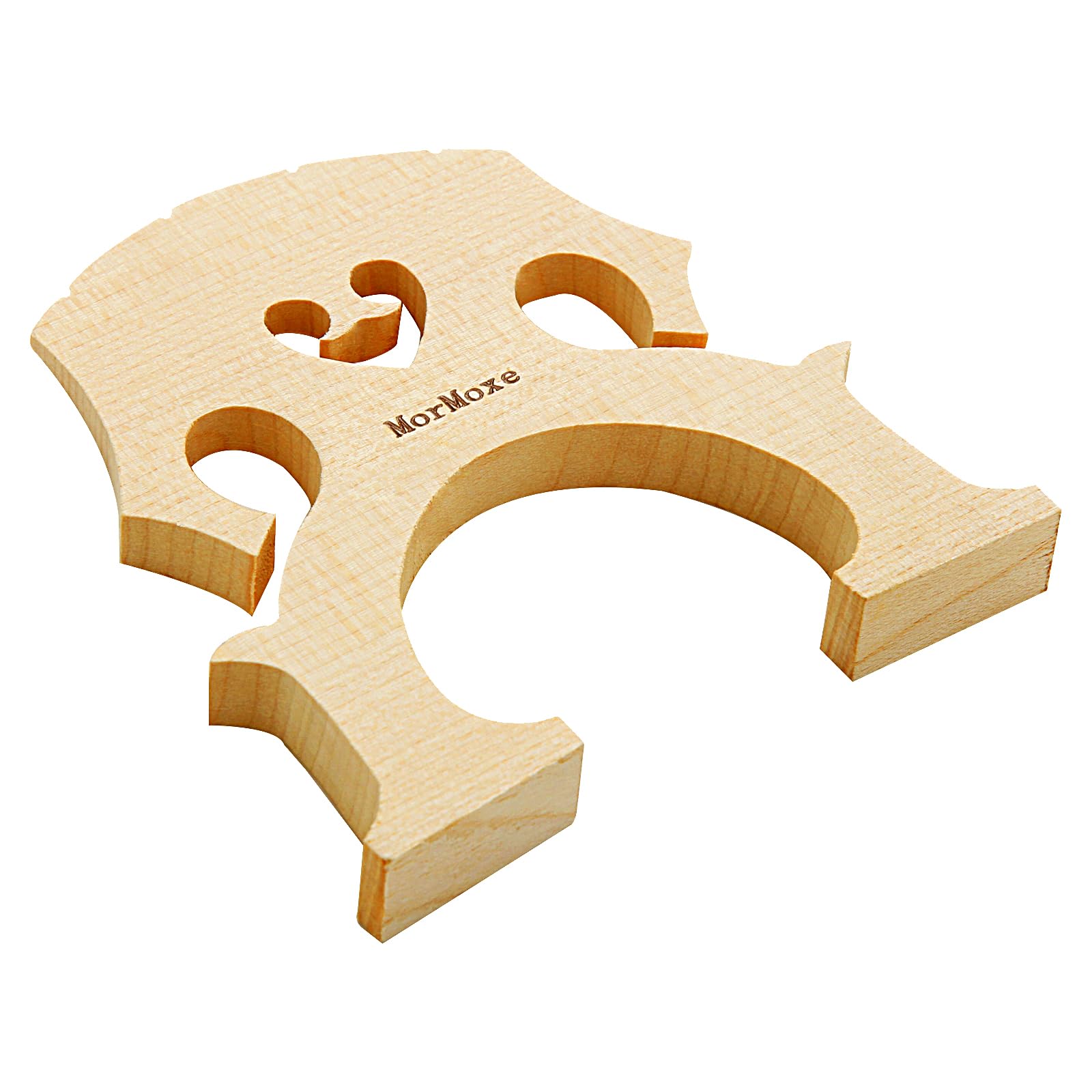 Cello Bridge 4/4 Size - Hand-Carved Maple, Direct Fit, Fully Adjusted - Expertly Handcrafted & Polished for Perfect Fit - Easy Installation - Replacement Accessory for Cello Parts