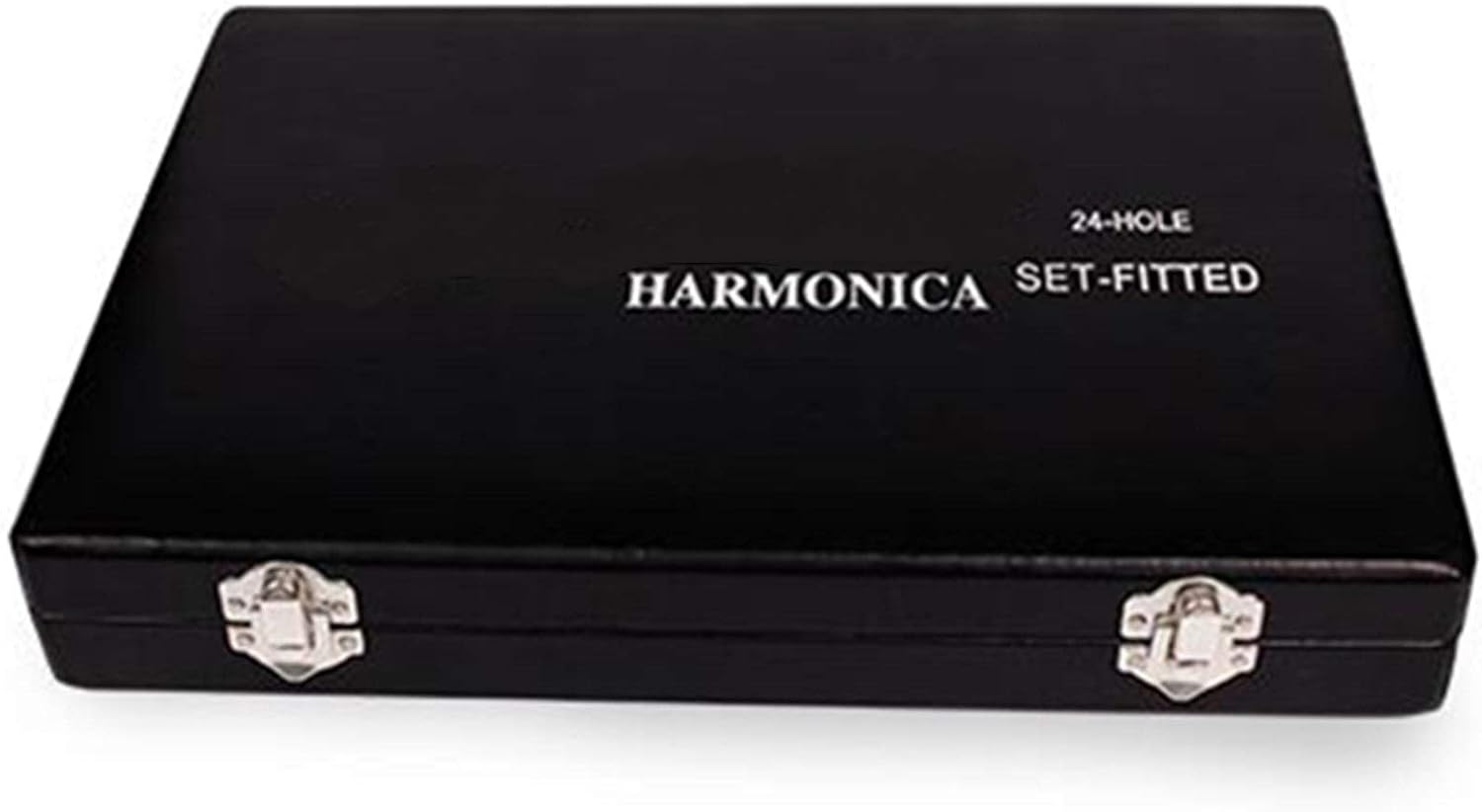 12Pcs/set Harmonica 24 Hole Tremolo Mouth Organ Sliver Color Woodwind Musical Instrument with Gift Box for Collect Gaita