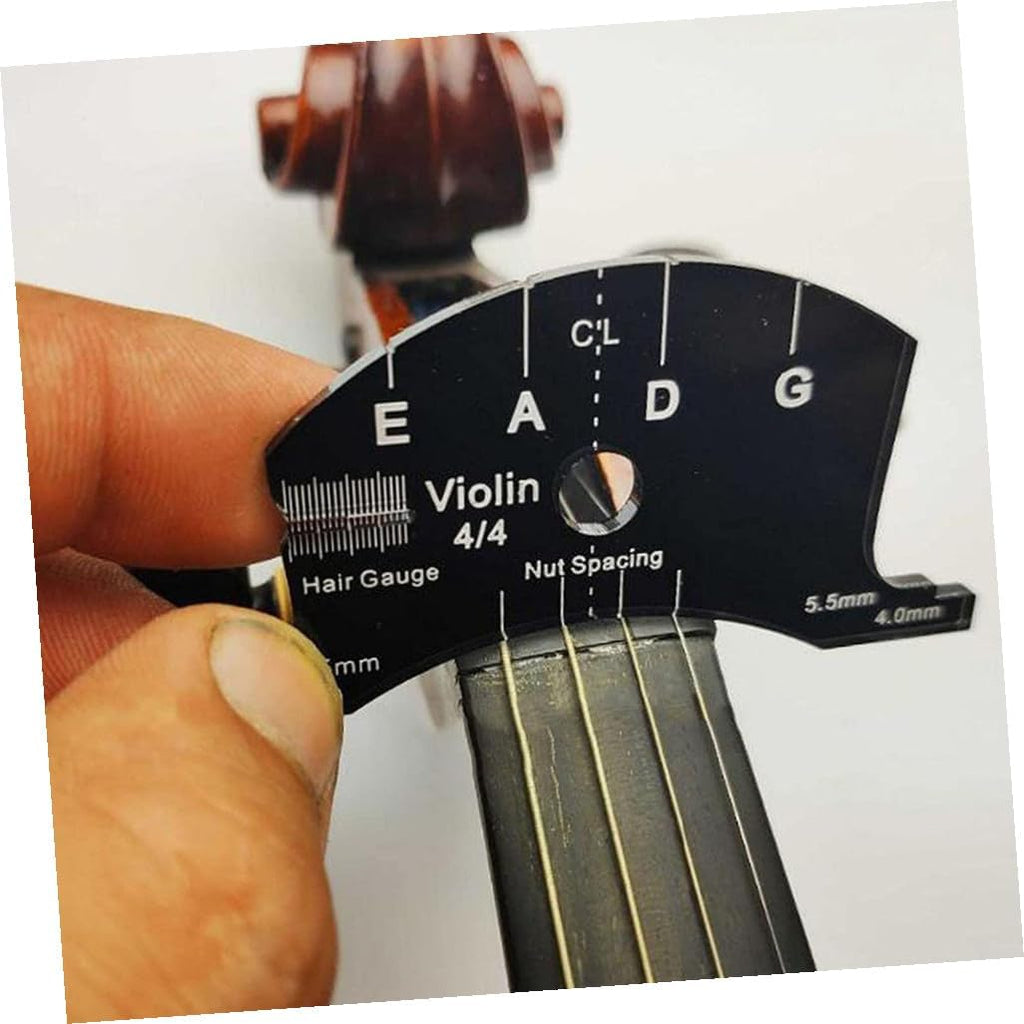 BESTonZON Violin Multifunctional Measuring Ruler Accurate Violin Bridge Tool Easy to Use Accessory