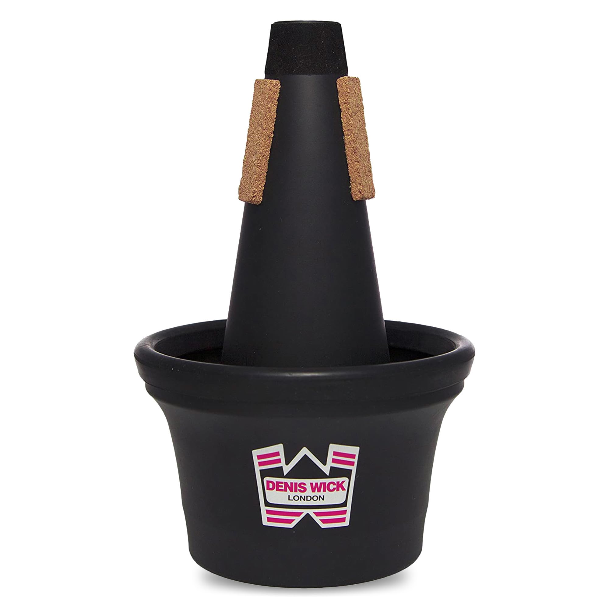 Denis Wick Straight Mute for Trumpet or Cornet, 5504 - Hand-Spun Aluminum Mute with Natural Cork - Brilliant Tone, Reliable Intonation & Tight-Bell Fit for Performance - 6.1 x 3.4 x 3.4 In, 2.26 oz