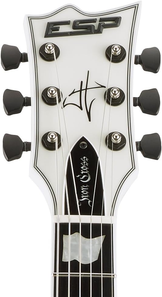 ESP Iron Cross Snow White James Hetfield Signature Guitar