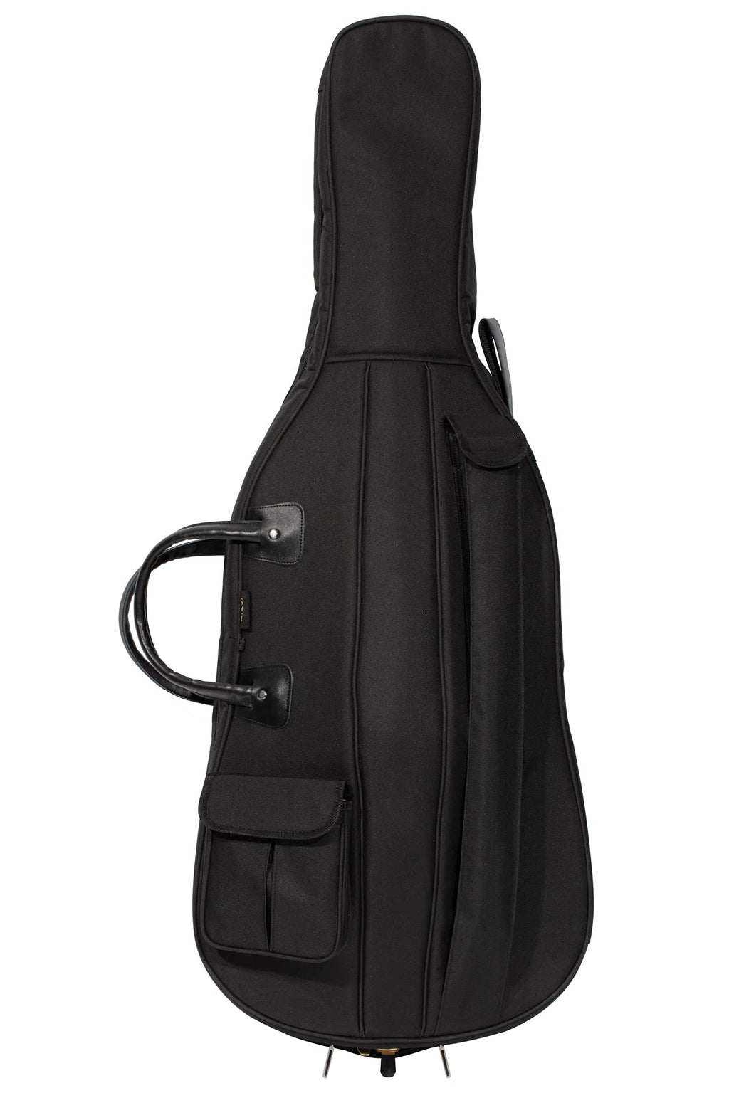 MI&VI CB-5001 Cello Soft Case Travel Gig Bag (3/4 Size) With Multiple Pockets and Adjustable Backpack Straps | 12mm Thick Padding | Waterproof | Non-Abrasive Lining - By MIVI Music