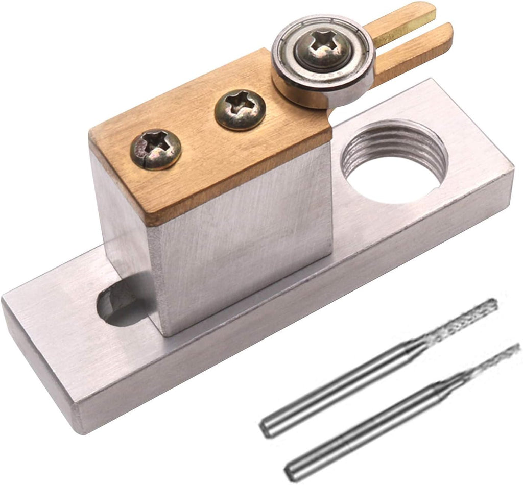 Eujgoov Electric Purfling Groove Cutter Luthier Tool Accessories with Two Miling Cutters, Violin Lining Tools, Suitable for Violins, Violas and Cellos