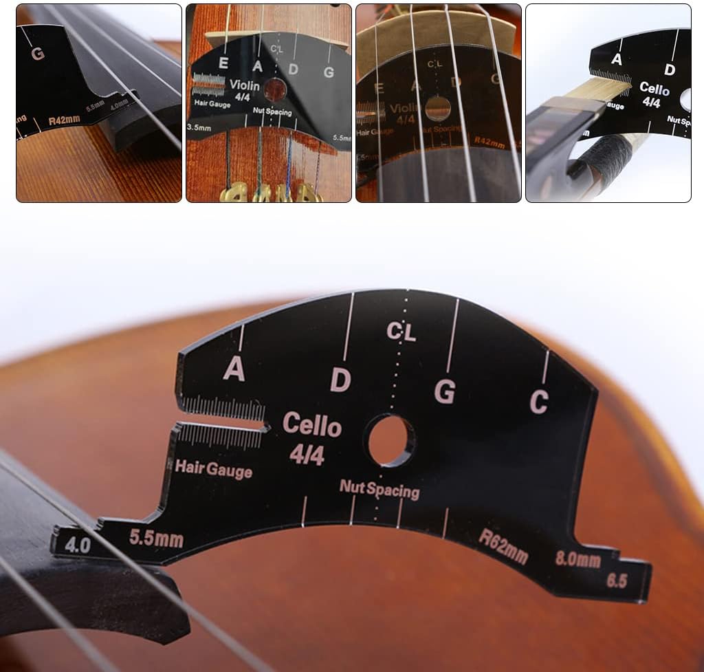4/4 Violin Bridge Fingerboard Template Repair Reference Tool Violin Making Tools