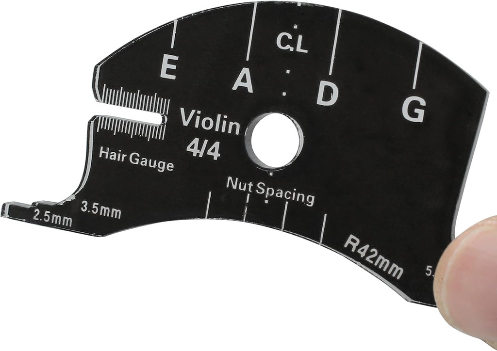 Piutouyar Black 4/4 Violin Bridges Fingerboard Repair Reference Tool | Violins Making Template Tool, Violins Replacement Part