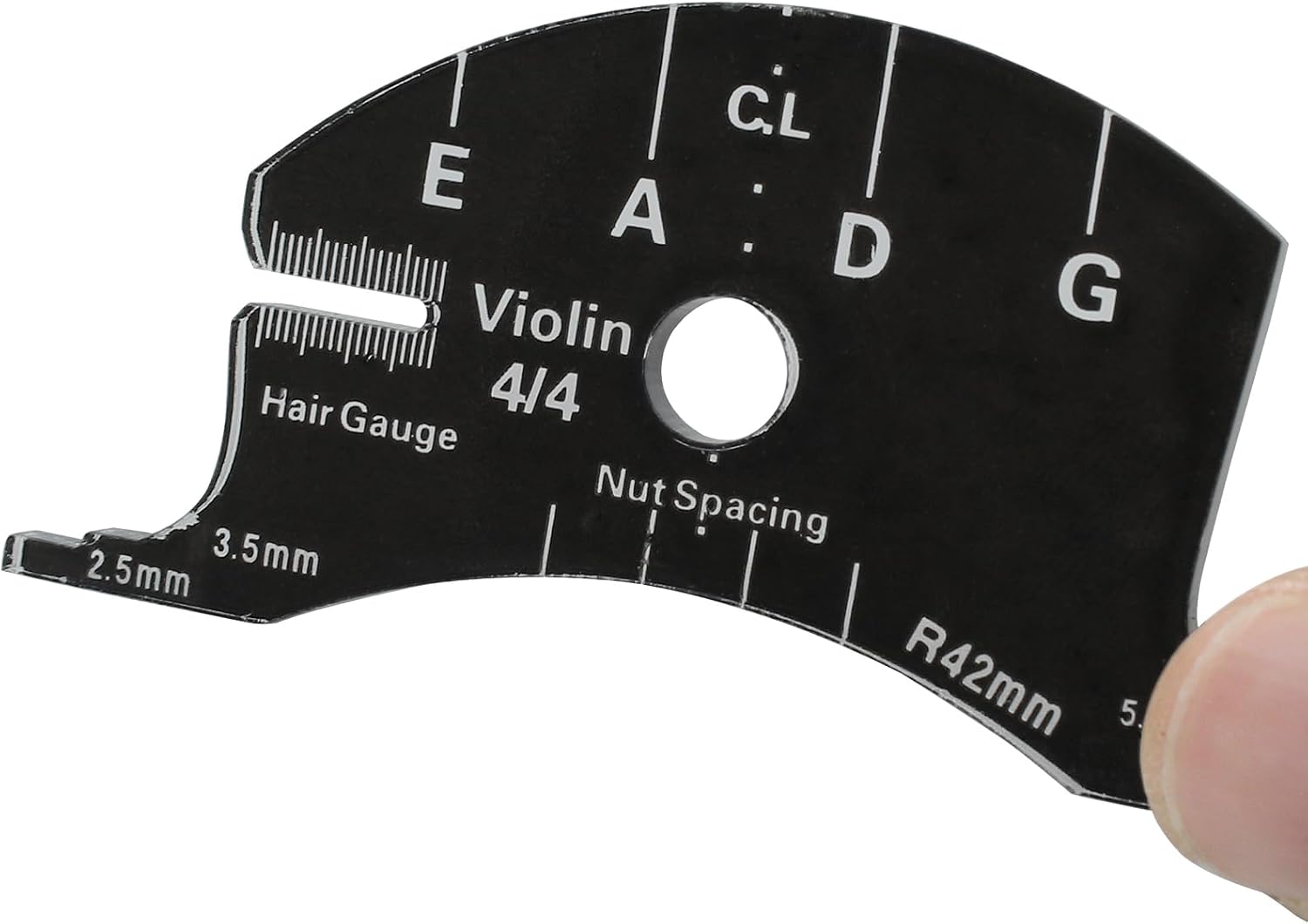 Piutouyar Black 4/4 Violin Bridges Fingerboard Repair Reference Tool | Violins Making Template Tool, Violins Replacement Part
