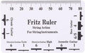 Drfeify String Action Gauge, Plastic, Setup Tool | Accurate Scale Measurement, Measures Saddle Nut, For Guitar Bass Ukulele, Luthier Setup Tool