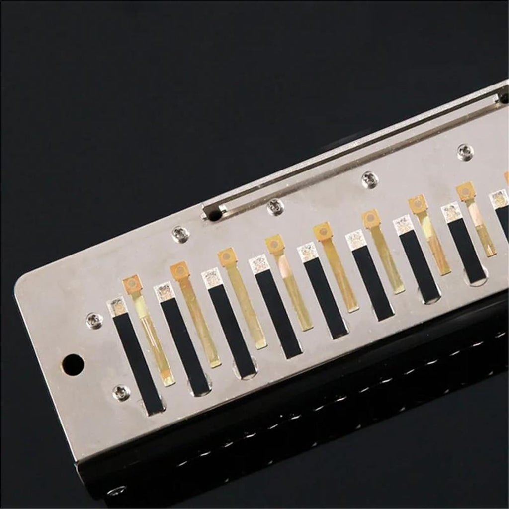 Professional Harmonica Chromatic Harmonica C Key 12-Hole 48 Tones Armonica Chromatic Mouth Organ Professional Musical Instruments