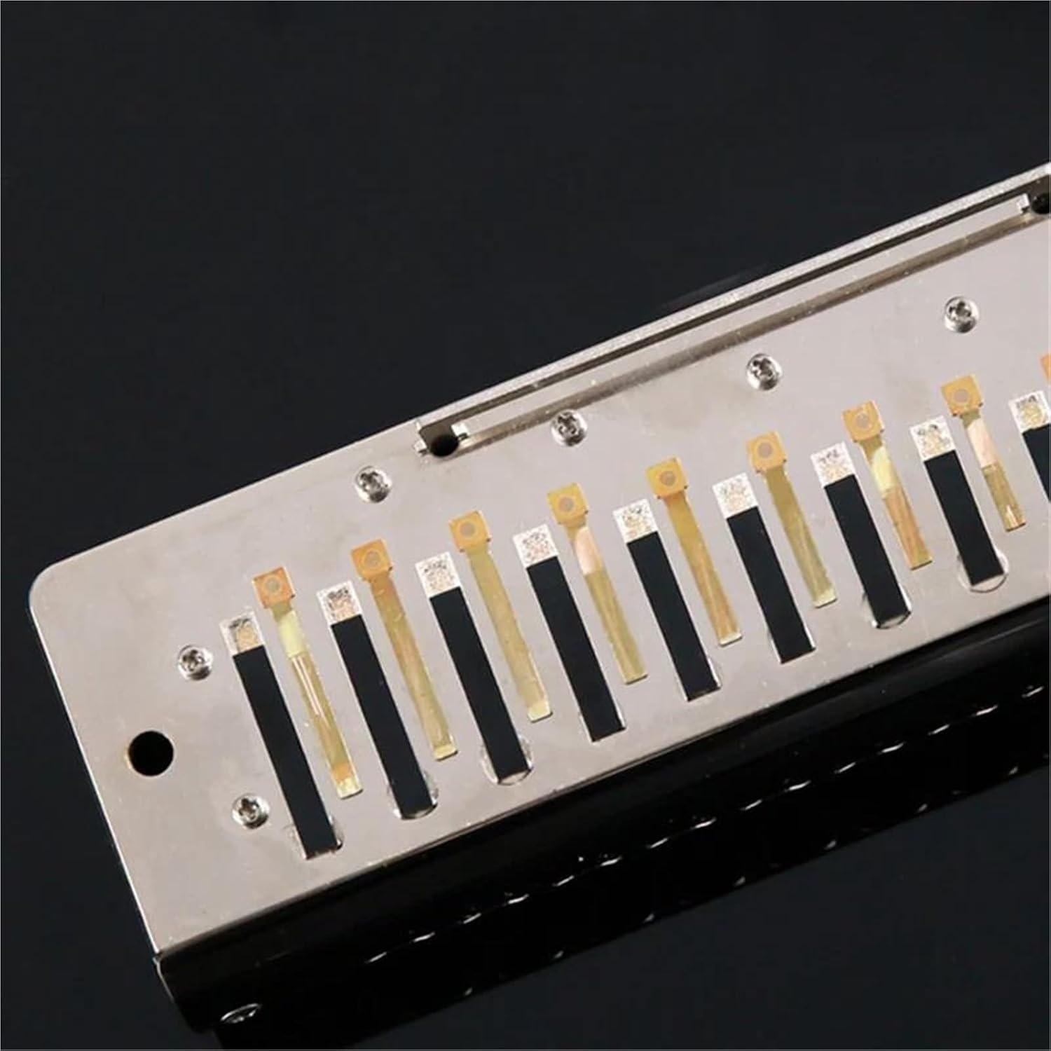 Professional Harmonica Chromatic Harmonica C Key 12-Hole 48 Tones Armonica Chromatic Mouth Organ Professional Musical Instruments