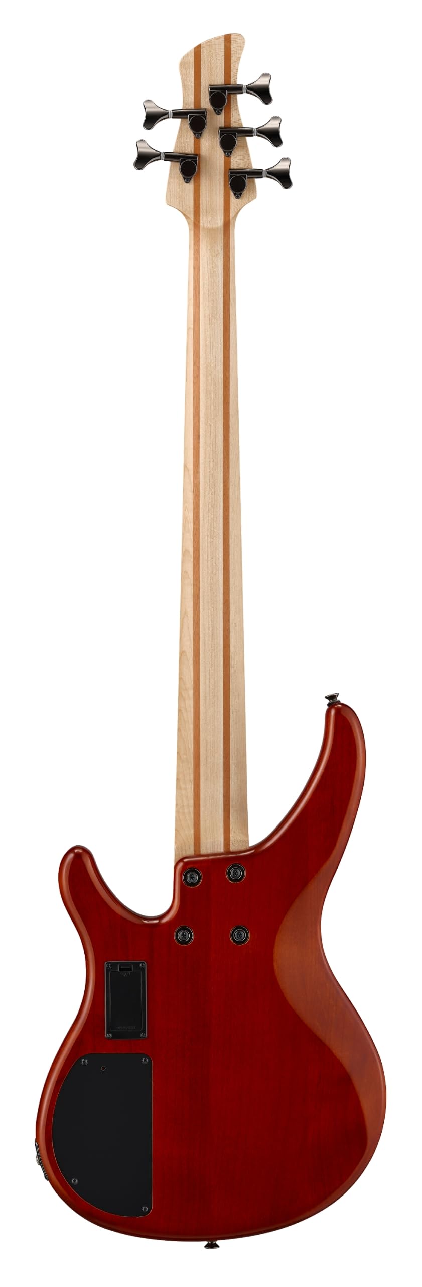 Yamaha TRBX604 4-String Flamed Maple Bass Guitar, Indigo Blue