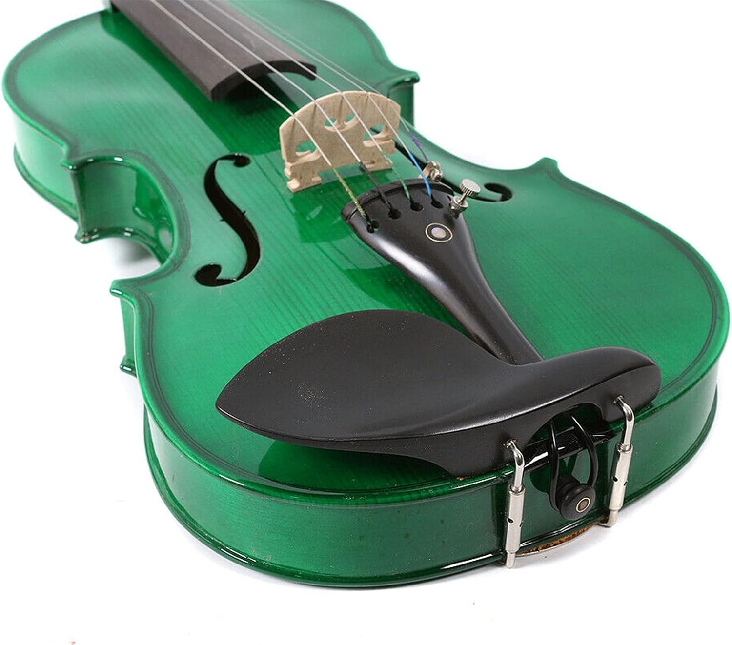 Cello Kit Violin Green 5 String 4/4 Electric Acoustic Violin Spruce+Maple Case Bow