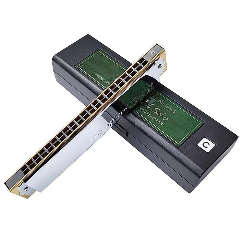 Tremolo Harmonica 21 Holes Mouth Organ Musical Harp(B)