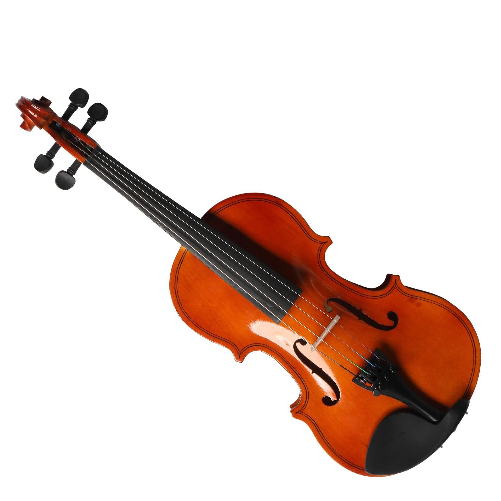 4/4 Full Size Beginner Violin, Acoustic Fiddle Set for Adults, Teens, and Students (Age 12+), with Case, Bow, Bridge, and Rosin (Pink)