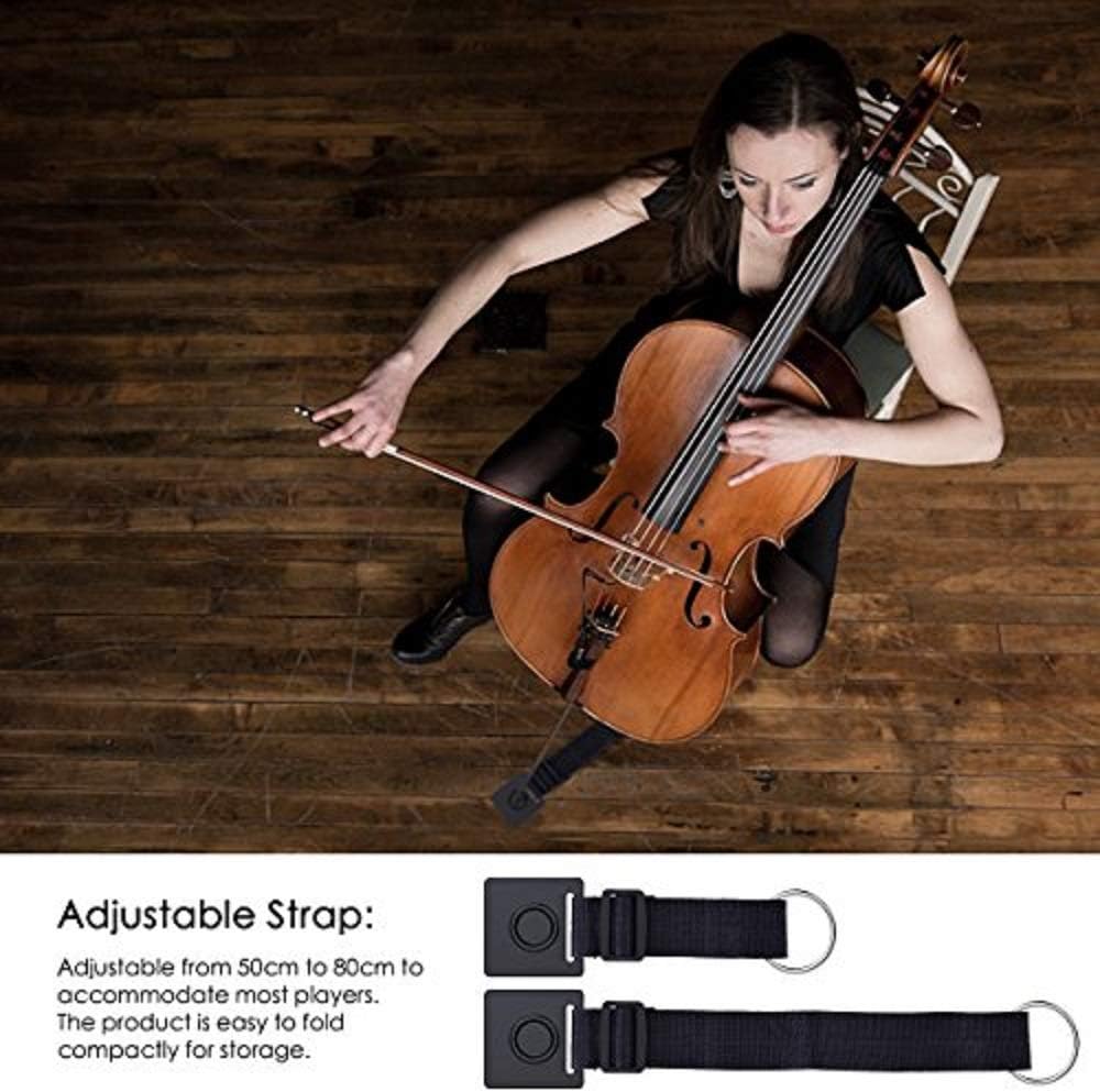 Cello Endpin Anchor Stopper Adjustable Non-slip with O-ring Thick Pad Anti-Scratch Sponge for Cellist Practice Performance