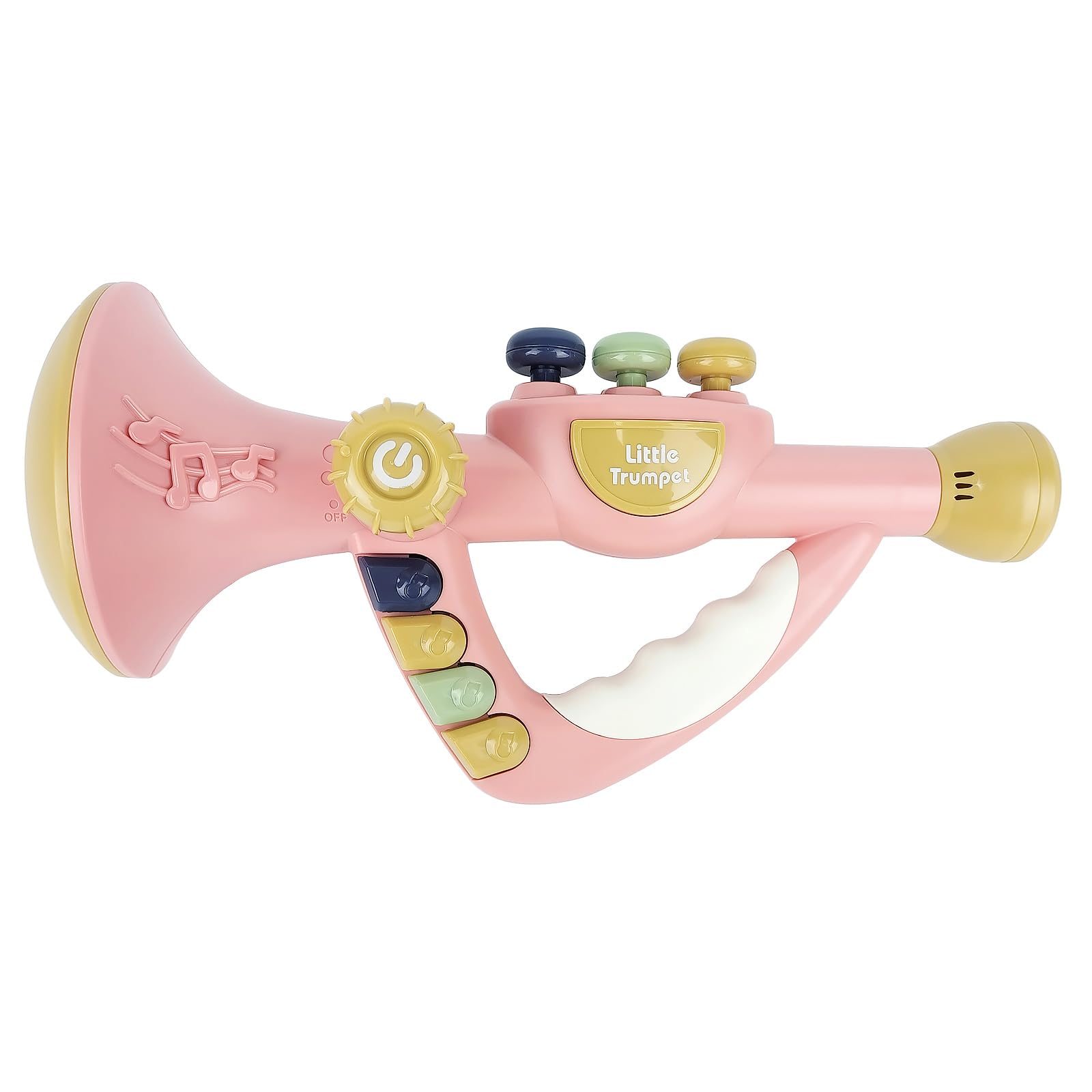 Musical Instruments Toys for Kids, Toddlers Little Trumpet and Baby Educational Toy for Girls & Boys Ages 1-3 (Blue)