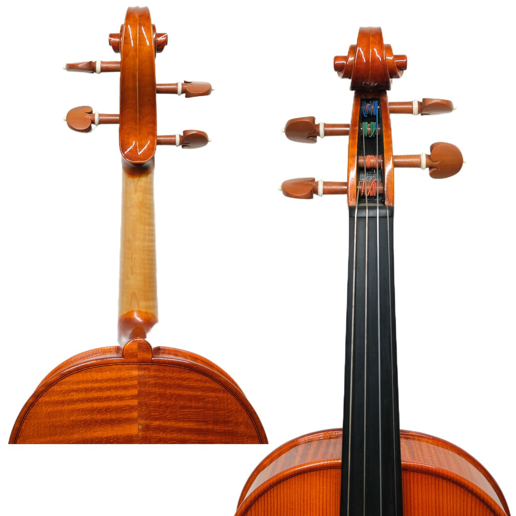 Master 4/4 Full-Size Violin | Hand-Varnished with 20+ Year Aged Italian Spruce & Bosnian Maple | Professional Orchestra Instrument for Professional soloists and session players (VIO1328)