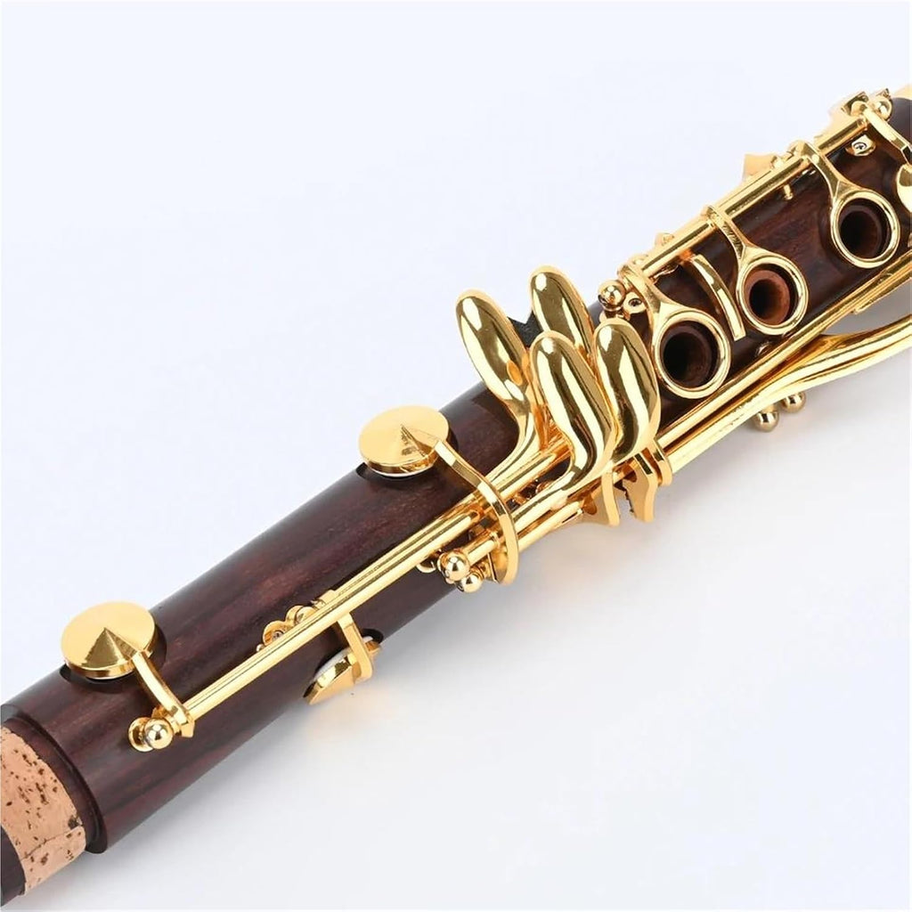 18 Key Bb Clarinet Rosewood Material Clarinet Set