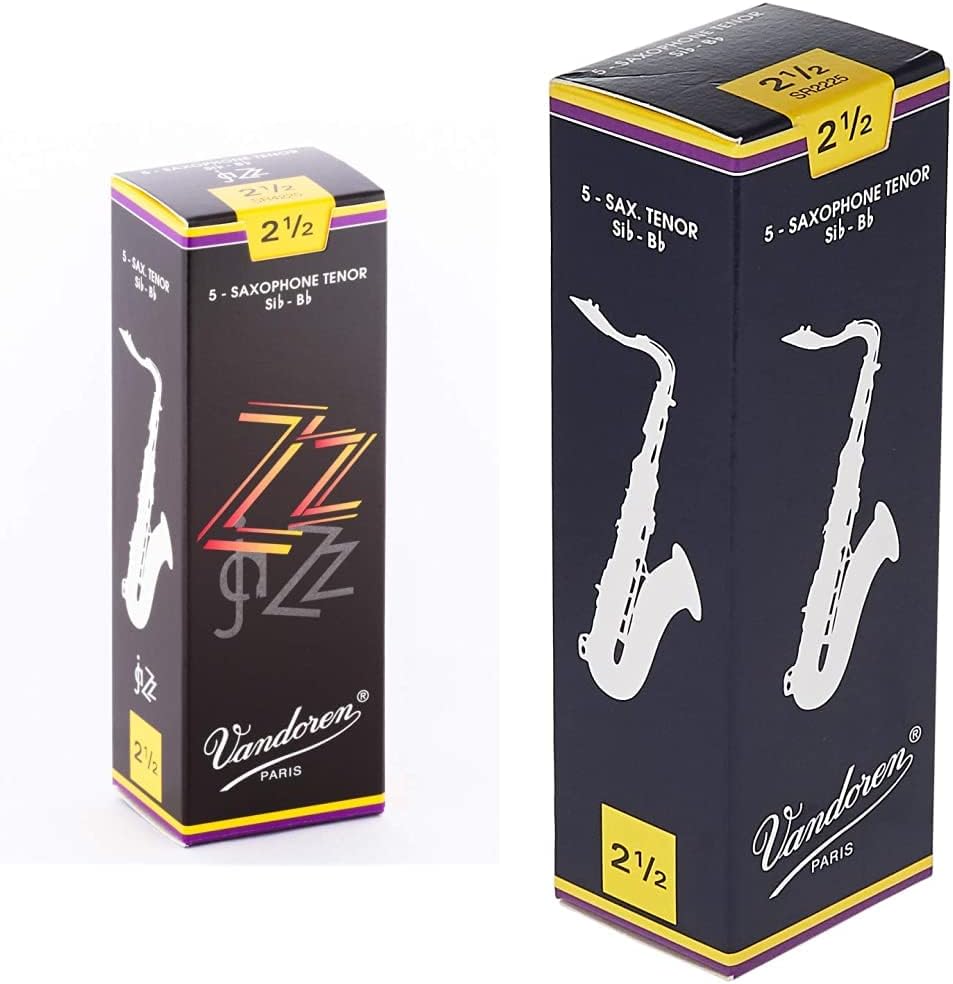 Vandoren SR423 Tenor Sax ZZ Reeds Strength 3; Box of 5