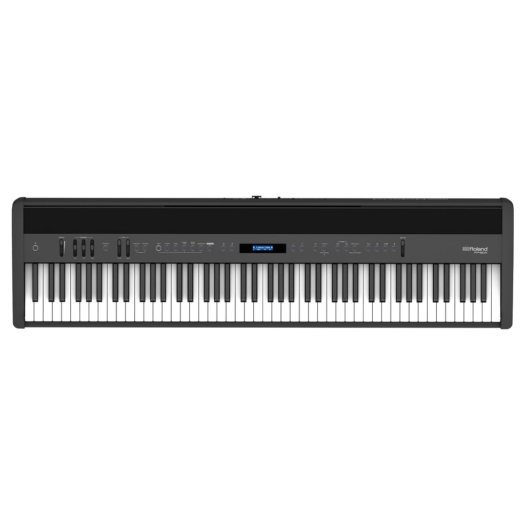 Roland FP-60X | Pro Performance 88-Note Digital Piano | Built-In Powerful Amplifier & Custom Stereo Speakers | Onboard Sound Customization | Curated Tones & FX | Bluetooth & MIDI Connectivity | Black