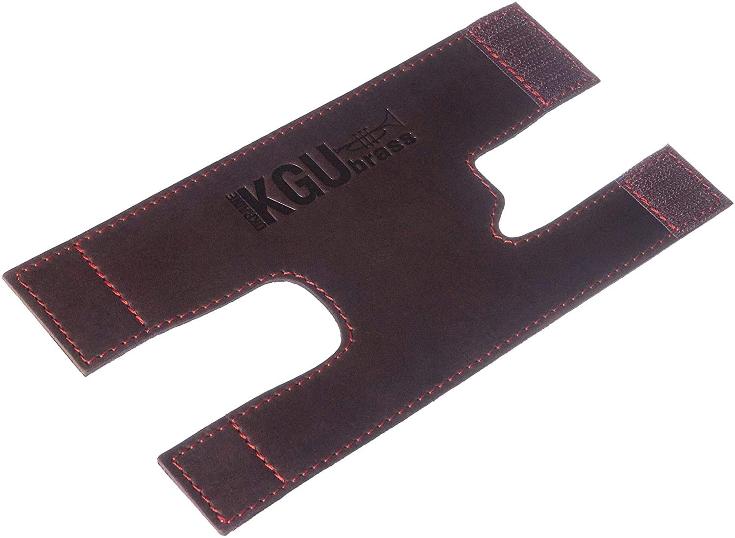 Trumpet valve guard by KGUBrass is the leather trumpet valve protector made of luxurious mild and thick material; use as protection from corrosion, scratches and stains (Marsala)