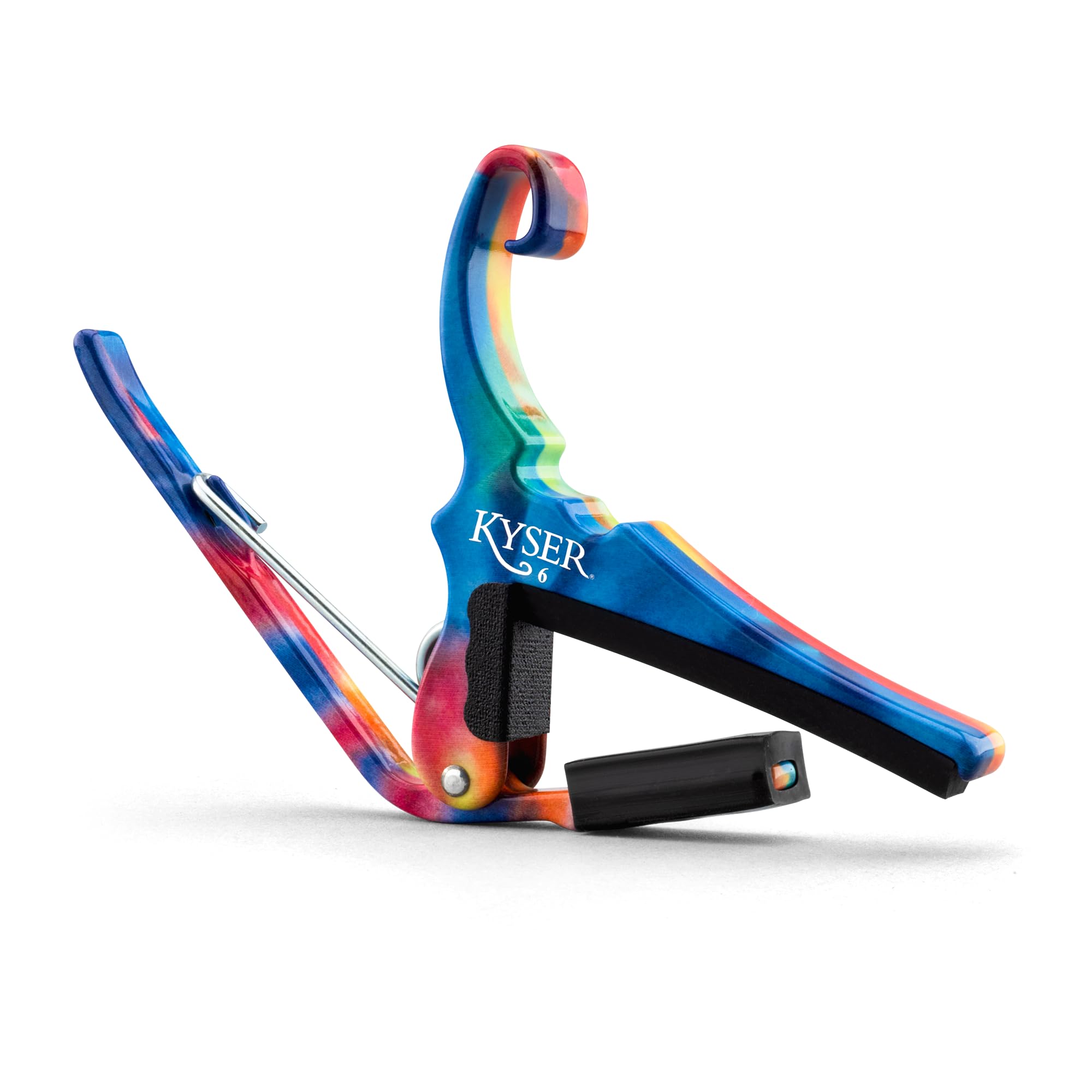 Kyser Quick-Change Guitar Capo for 6-string acoustic guitars, Black, KG6BA